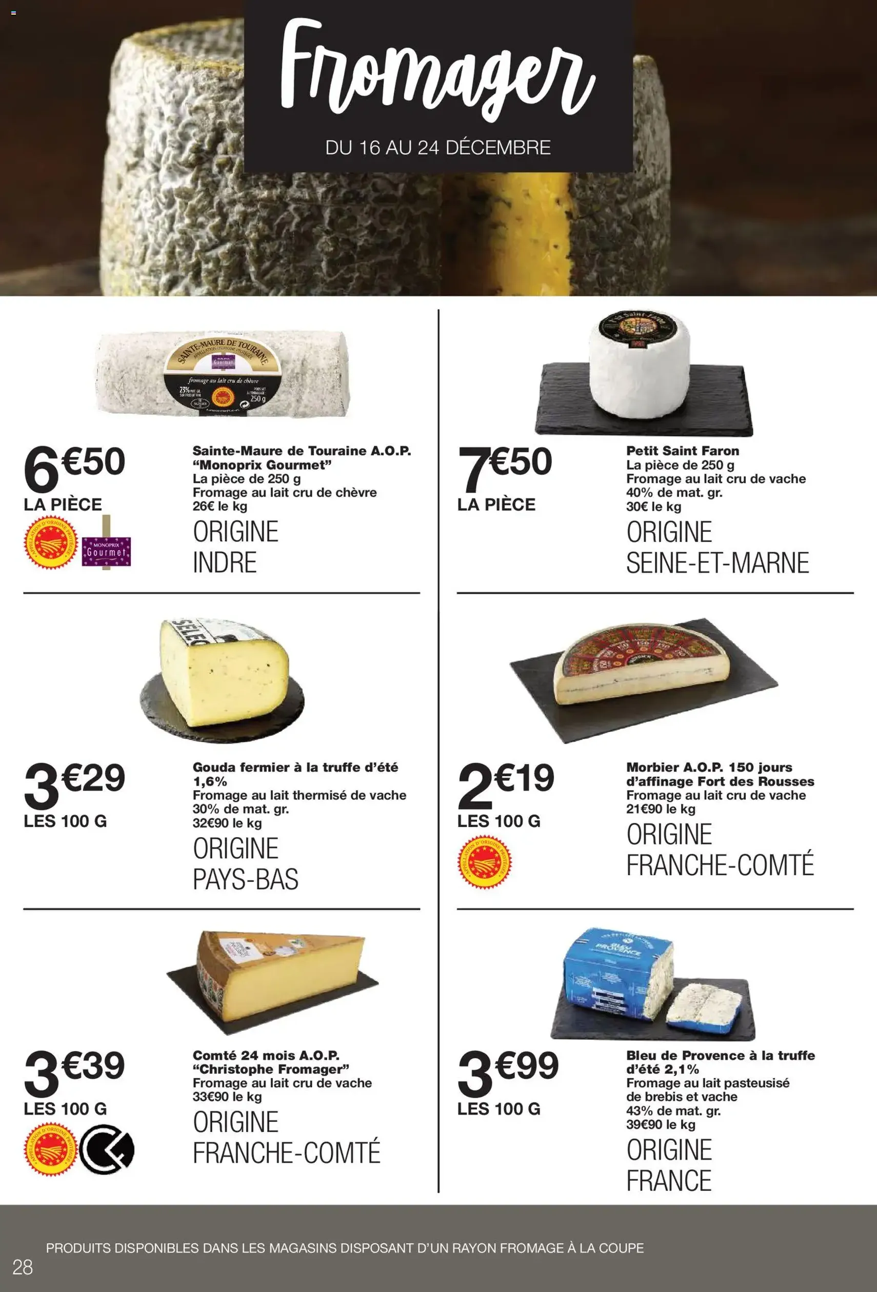Monoprix catalogue - brochure valable à partir du 16/12/2025, page 28 sur 71