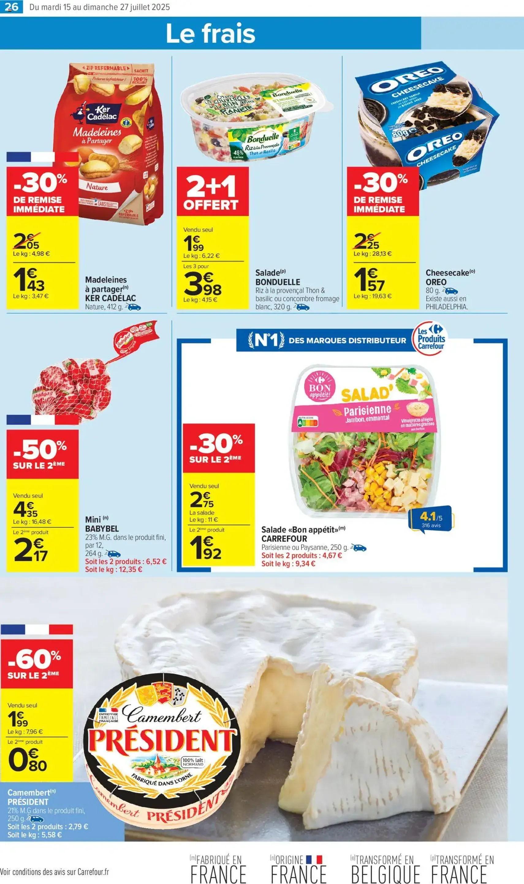 Carrefour Market catalogue semaine 29 - brochure valable à partir du 15/07/2025, page 28 sur 54 Carrefour Market catalogue semaine 29 - brochure valable à partir du 15/07/2025, page 28 sur 54
