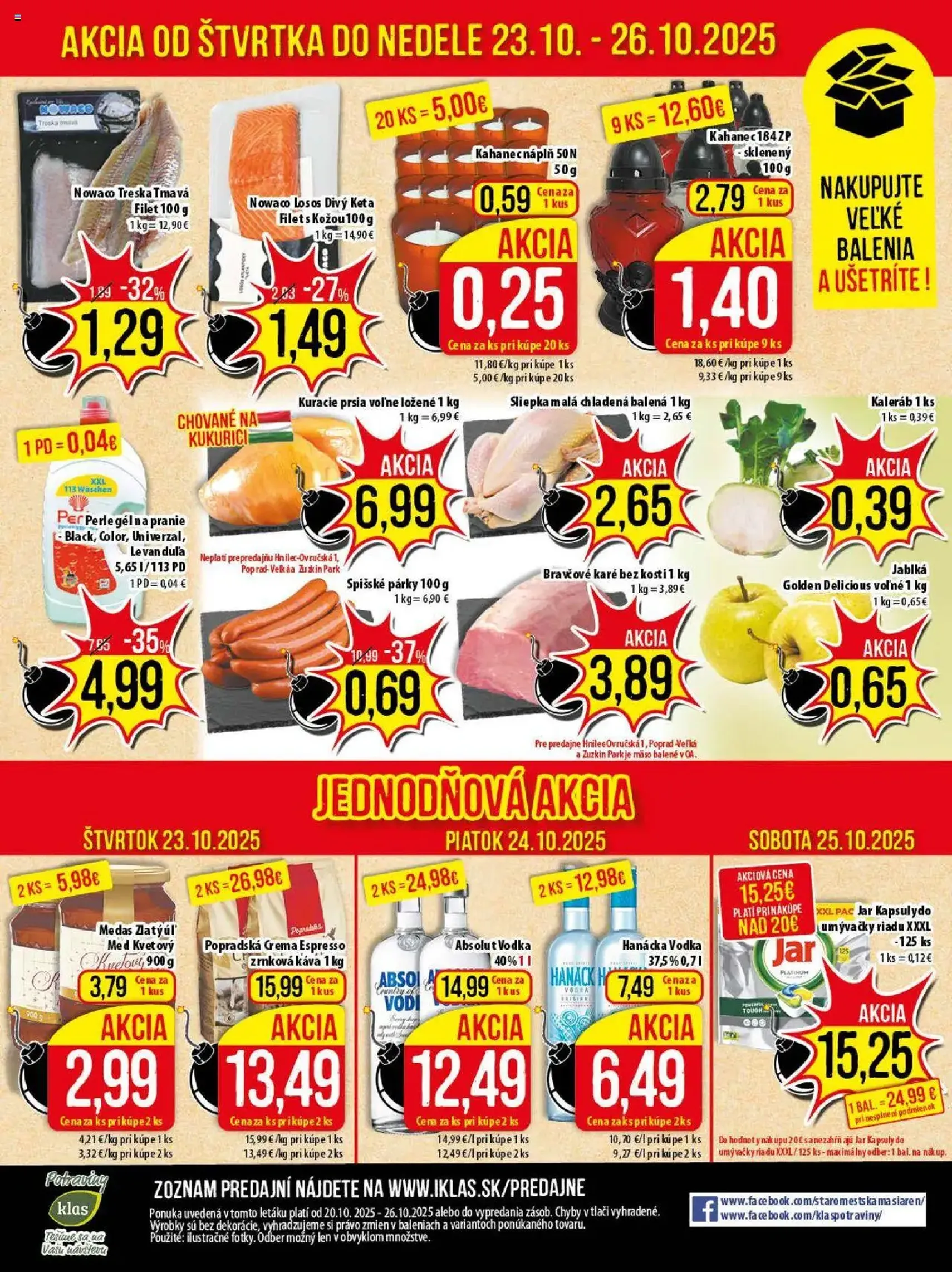 Klas leták - platný leták od 20.10.2025 strana 25 z 25 Klas leták - platný leták od 20.10.2025 strana 25 z 25