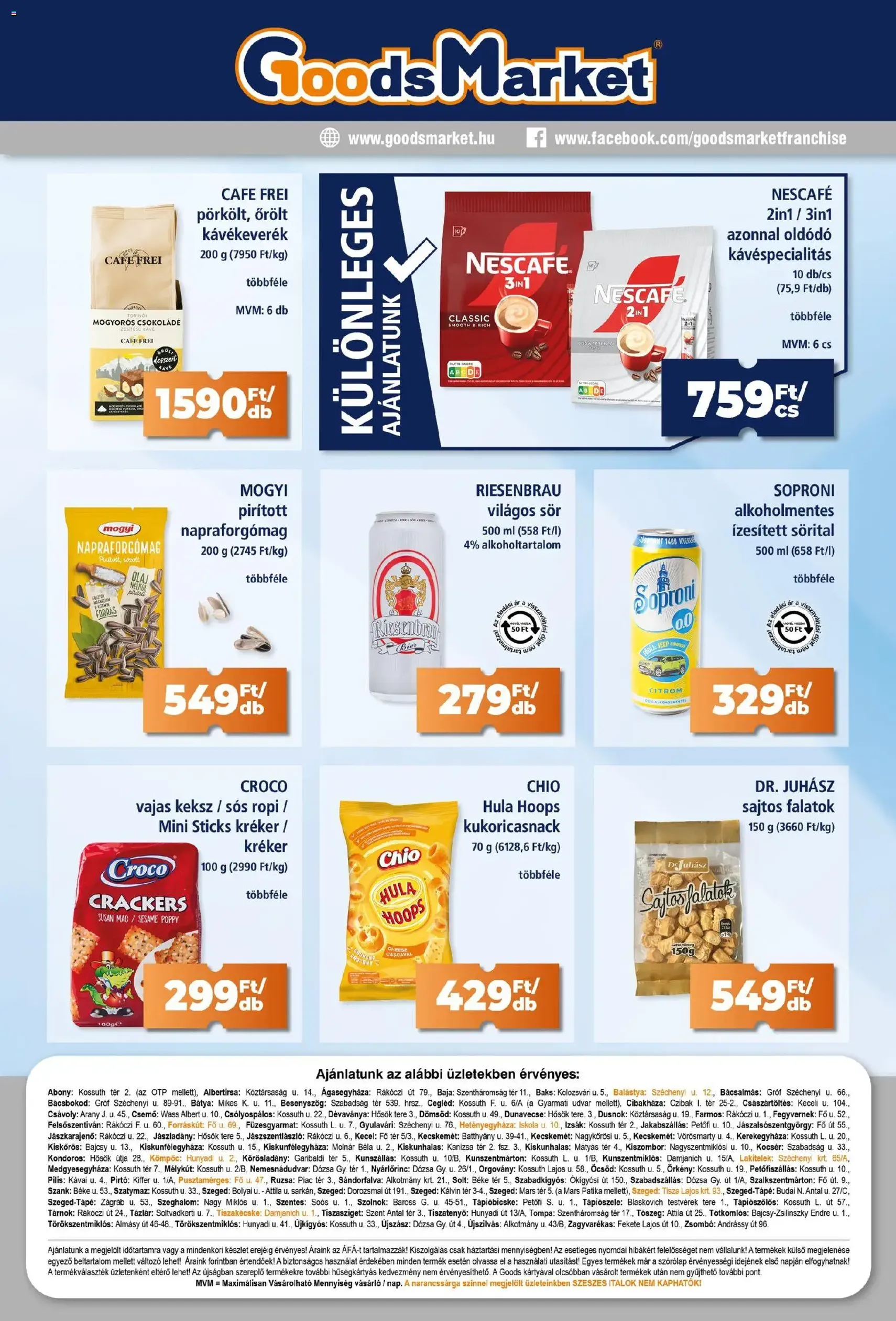 Goods Market akciós újság - 2026.06.18. érvényes szórólap 7 oldal 7 oldalból