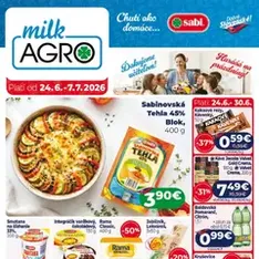Milk Agro leták - náhľad letáku platný od 24.06.2026