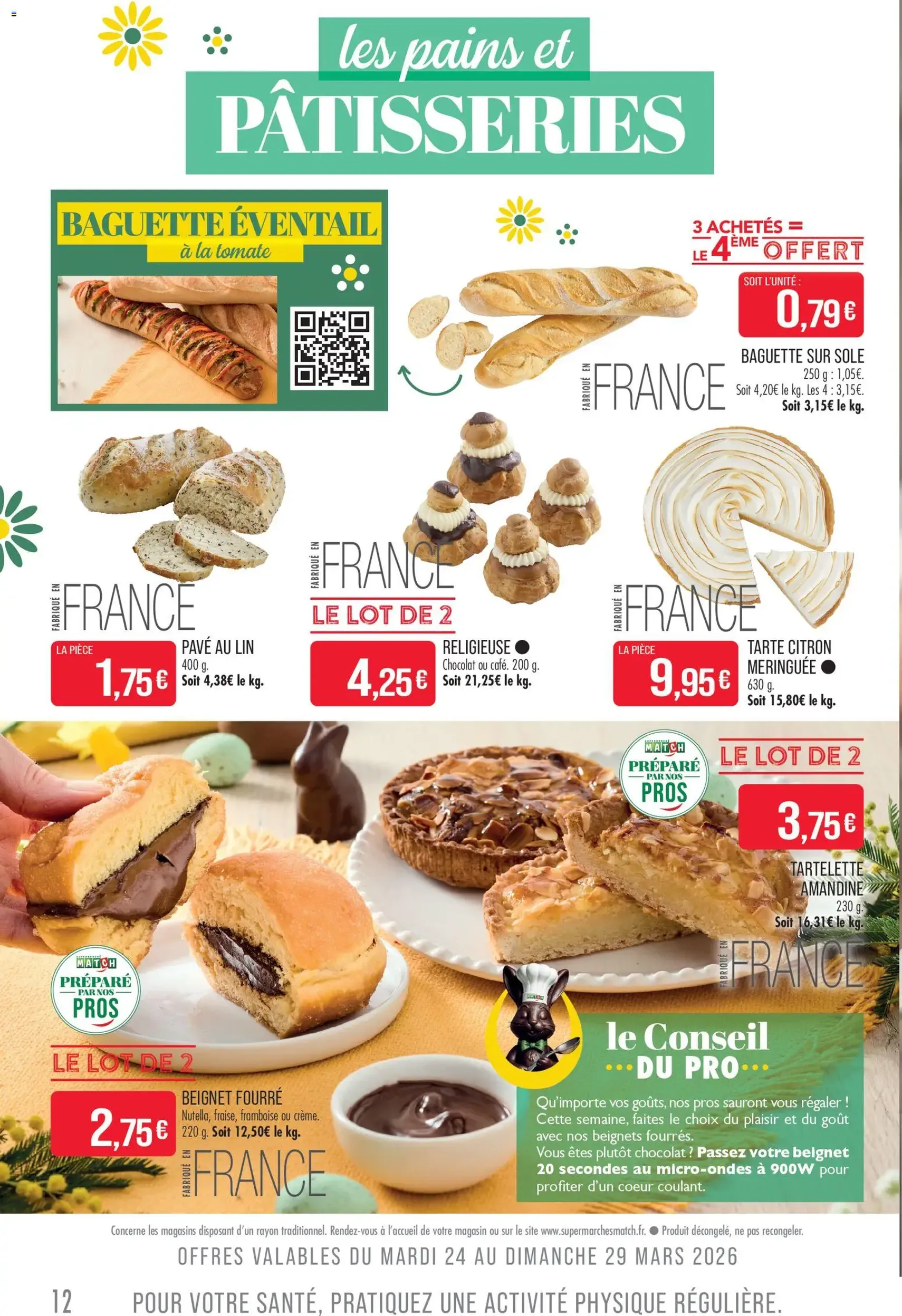 Match Supermarché catalogue - brochure valable à partir du 24/03/2026, page 12 sur 42