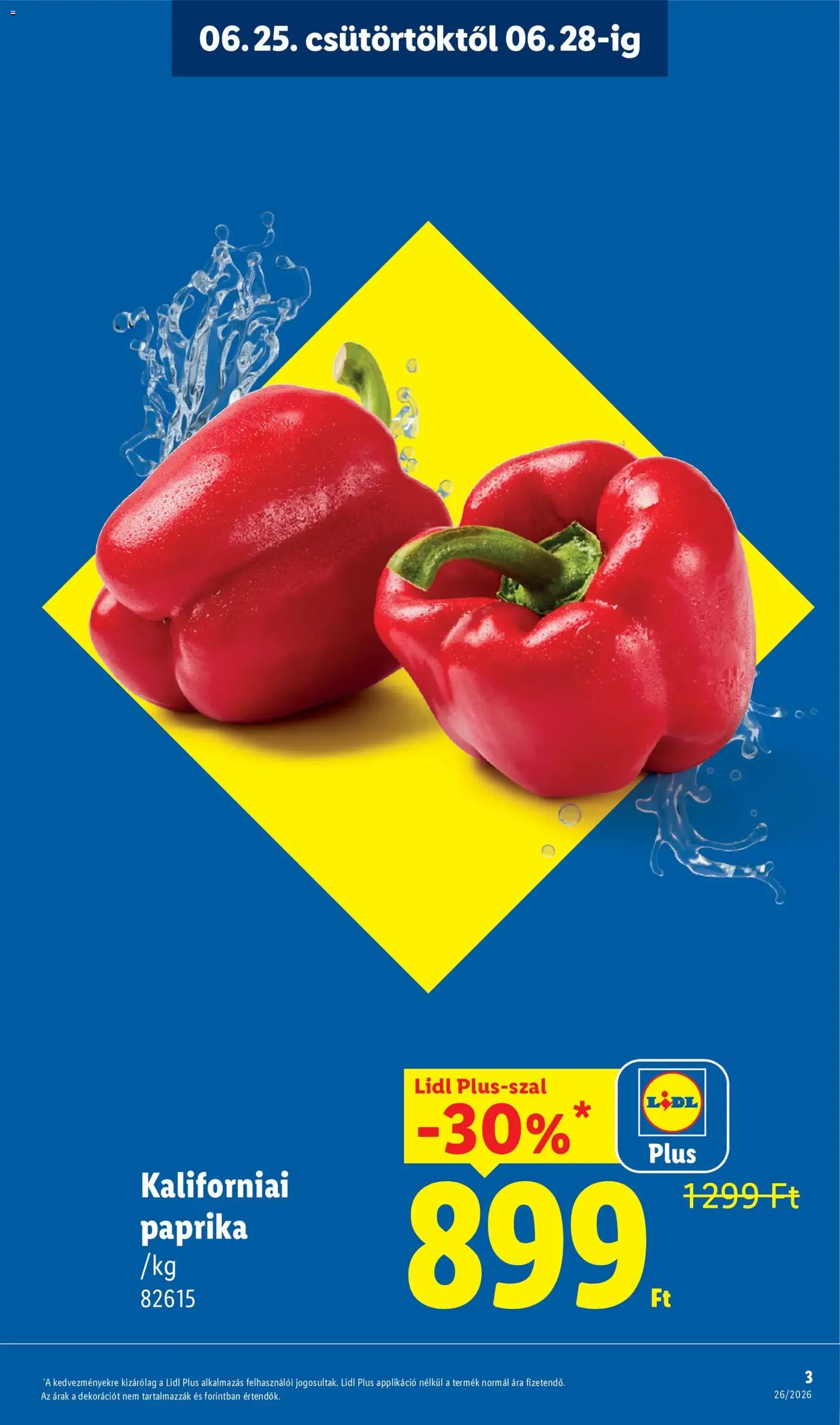 Lidl akciós újság - 2026.06.25. érvényes szórólap 3 oldal 74 oldalból