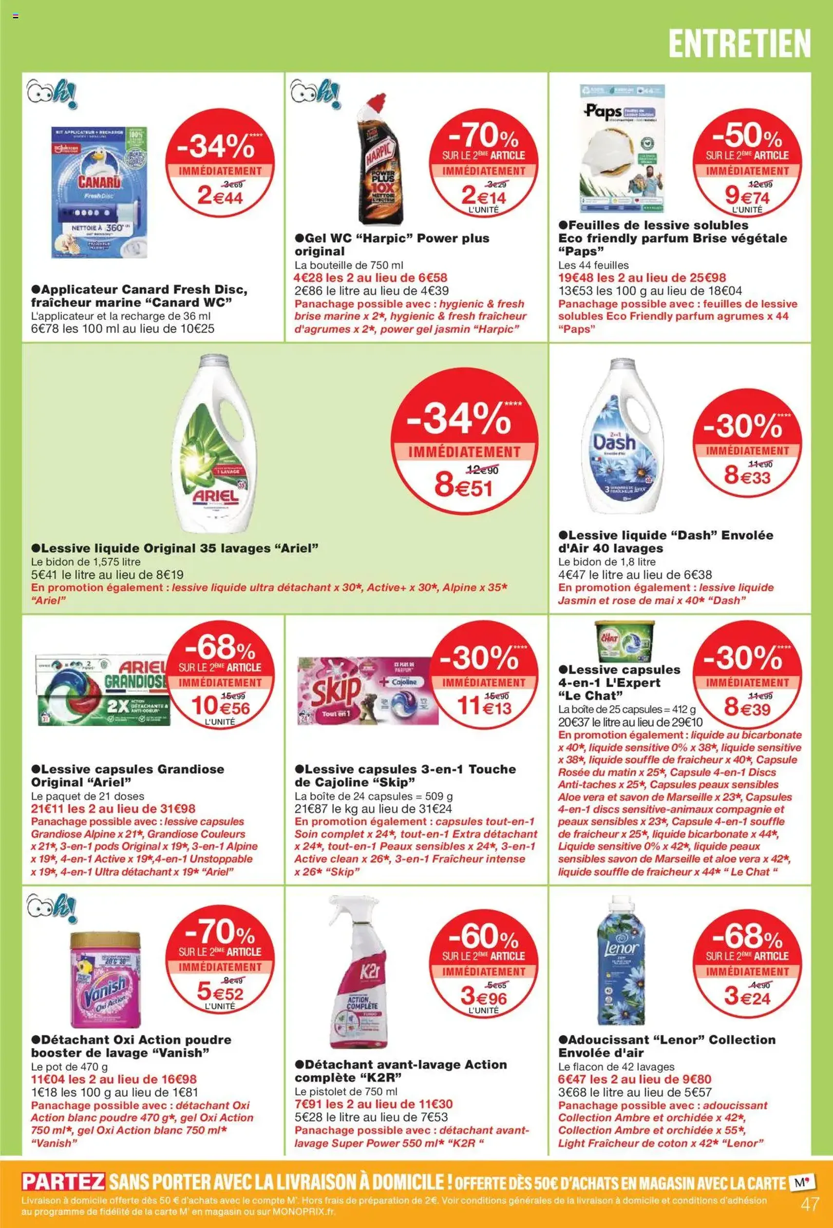 Monoprix catalogue - brochure valable à partir du 21/10/2025, page 47 sur 56 Monoprix catalogue - brochure valable à partir du 21/10/2025, page 47 sur 56