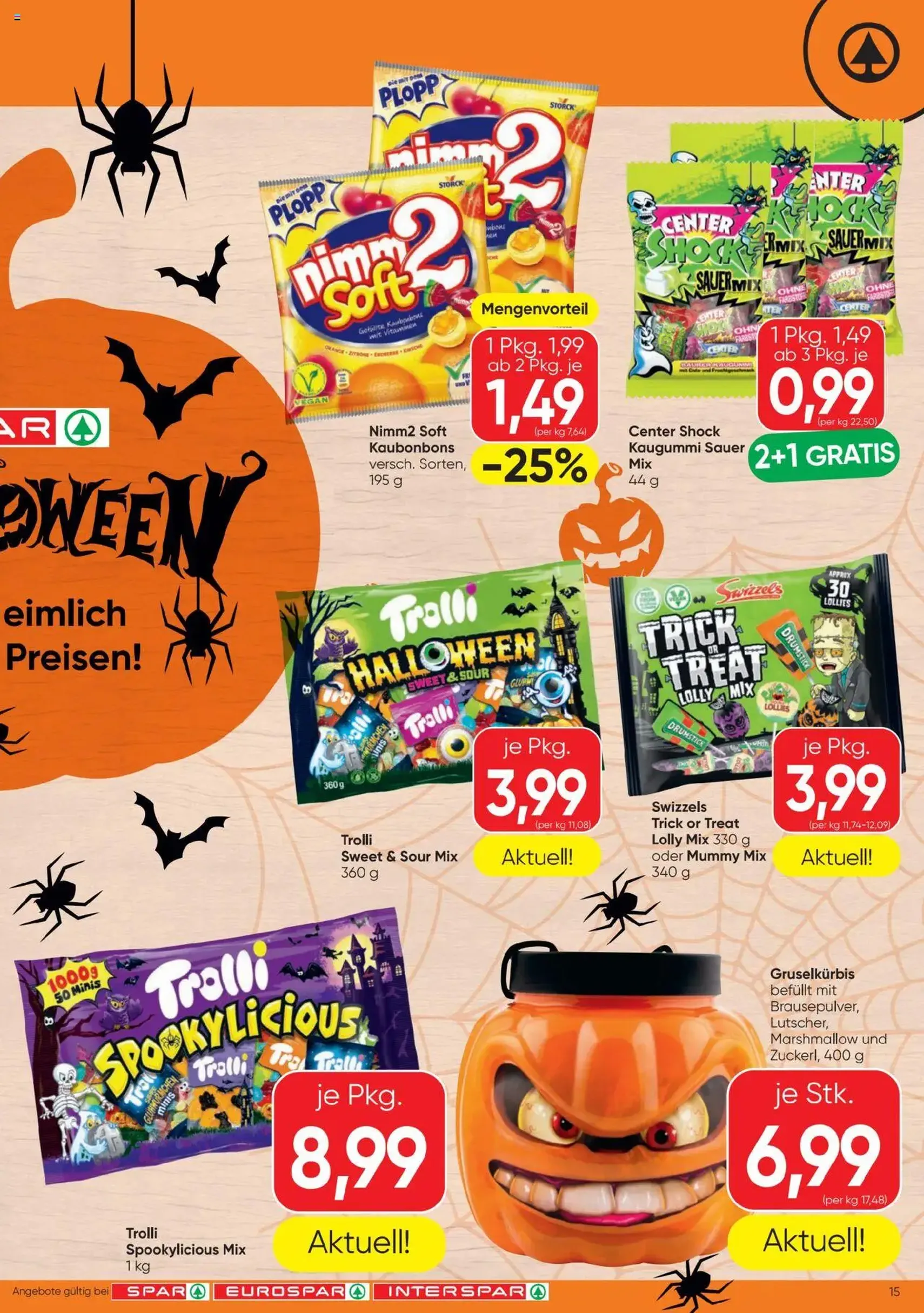 Spar Flugblatt - Gültiger Prospekt ab 09.10.2025, Seite 15 von insgesamt 24