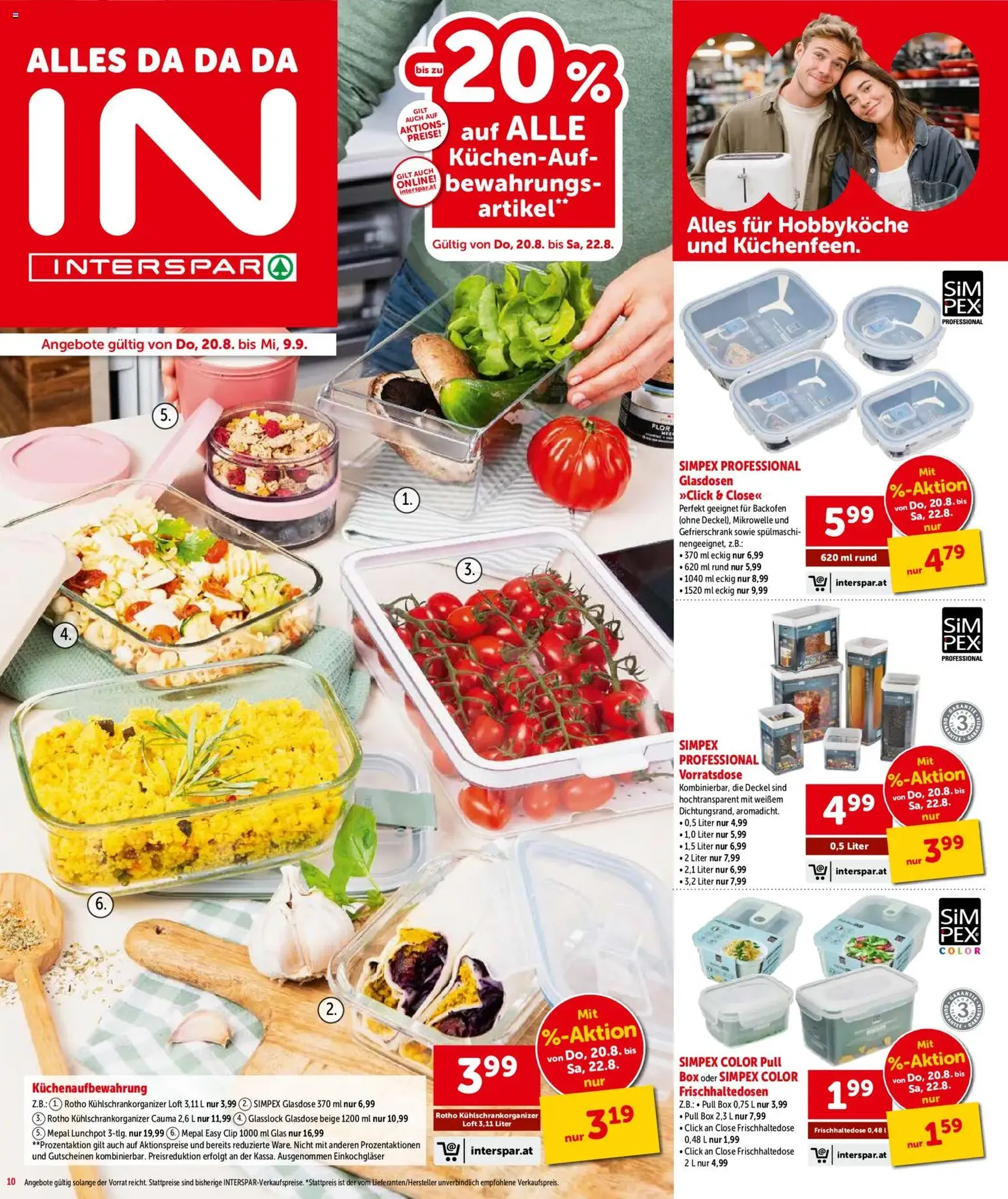 Interspar - Flugblatt - Gültiger Prospekt ab 20.08.2026, Seite 10 von insgesamt 16