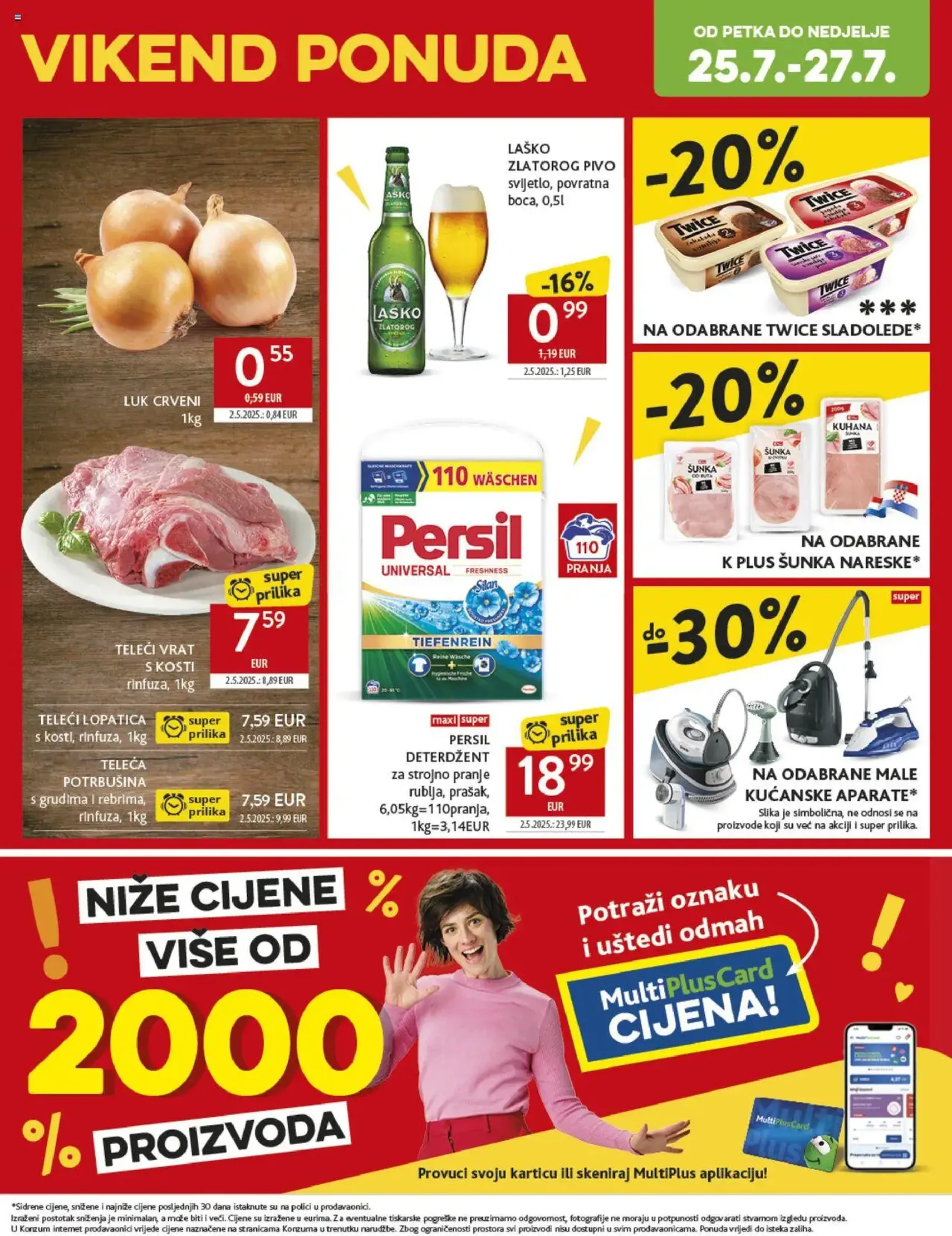 Konzum HR Akciós újság - 2025.07.23. érvényes szórólap 35 oldal 40 oldalból Konzum HR Akciós újság - 2025.07.23. érvényes szórólap 35 oldal 40 oldalból
