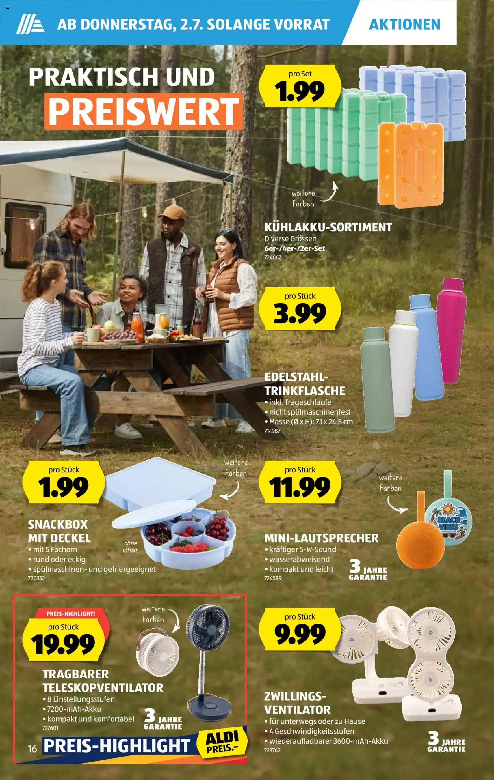 Aldi aktionen - Gültiger Prospekt ab 02.07.2026, Seite 16 von insgesamt 40