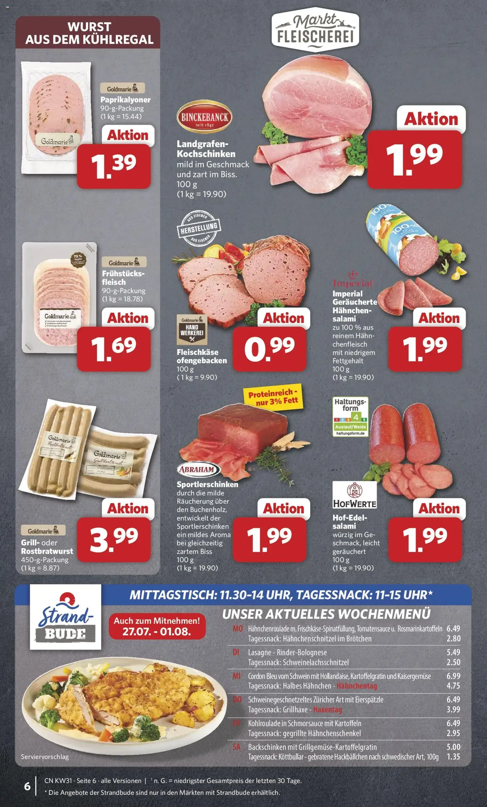 Combi Prospekt - Gültiger Prospekt ab 27.07.2026, Seite 6 von insgesamt 33