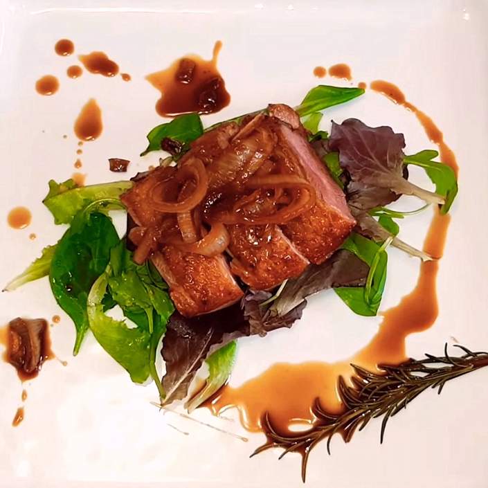 Bestes Rezept für Gänsebrust mit Balsamico-Essig
