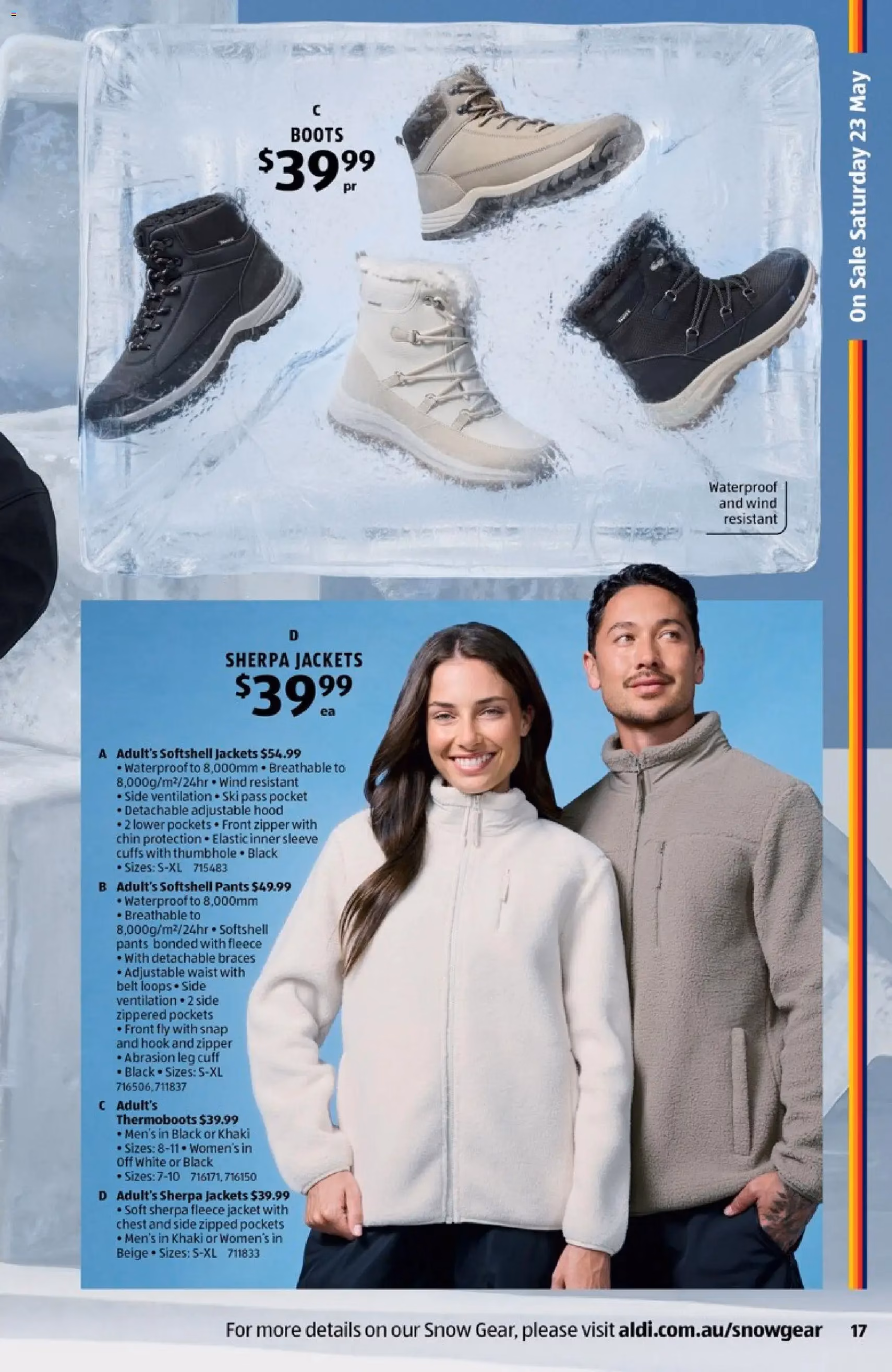 Aldi Snow Gear - valid flyer from 20/05/2026, page 17 of 40
