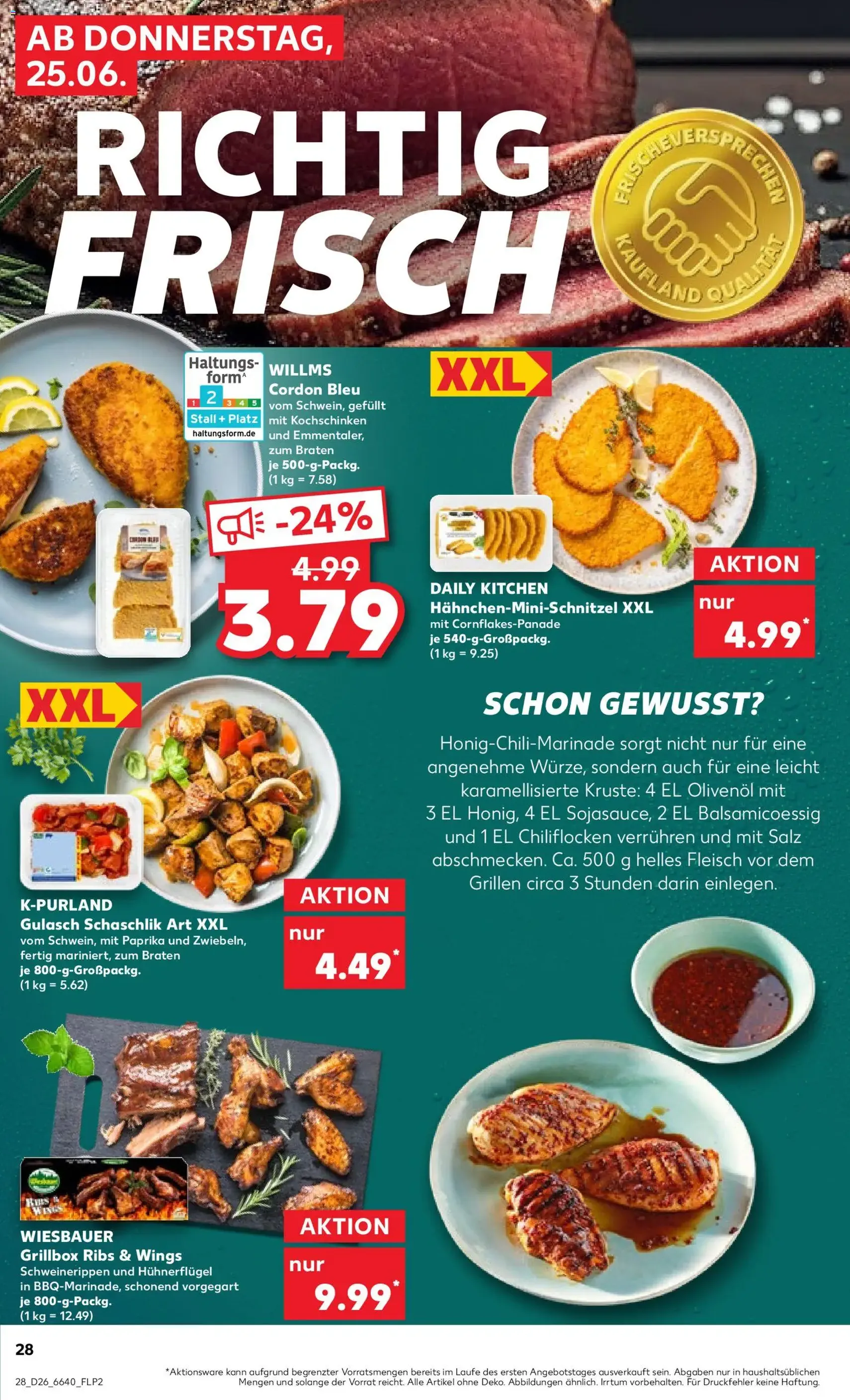 Kaufland Prospekt - Gültiger Prospekt ab 25.06.2026, Seite 28 von insgesamt 58