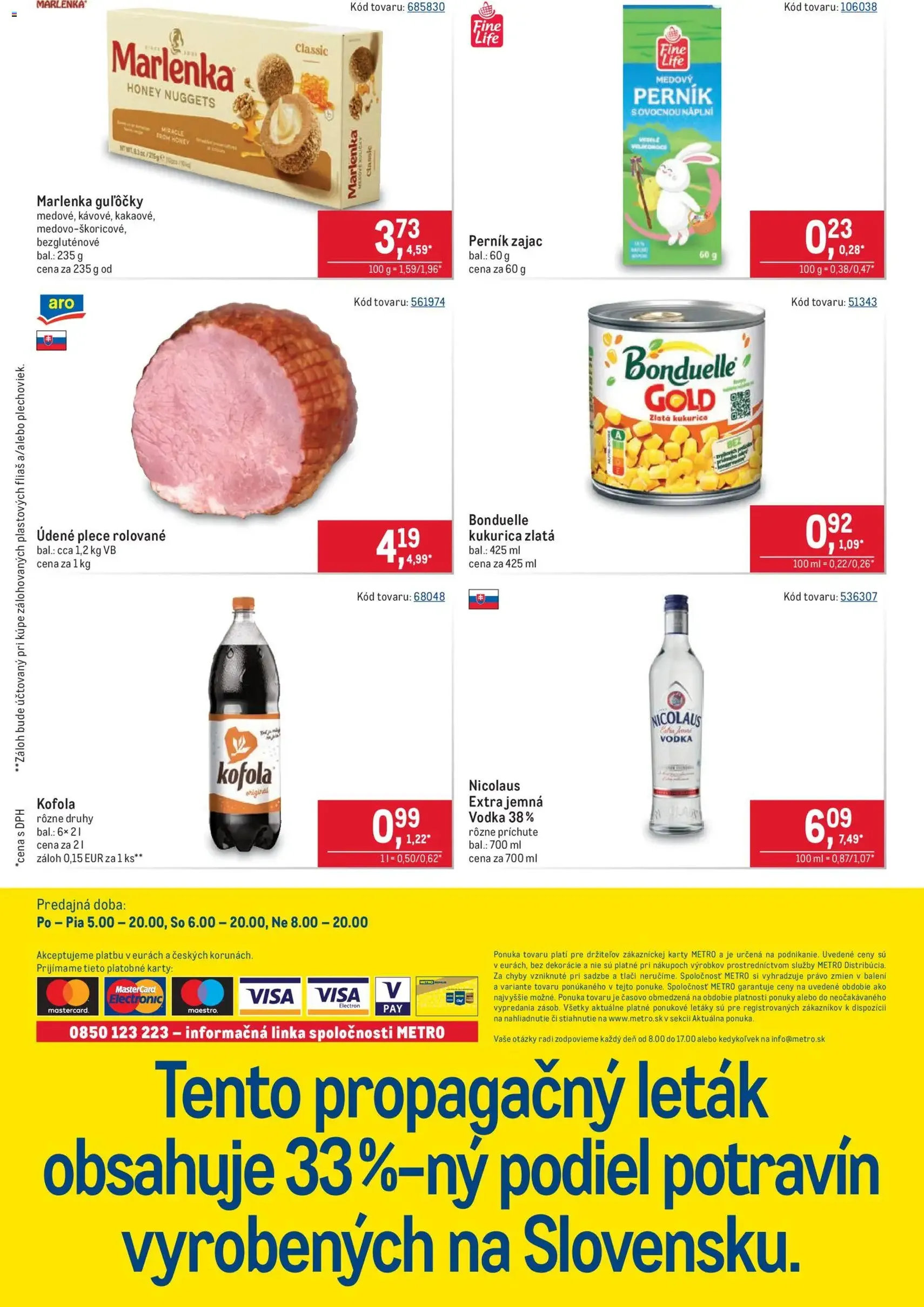 Metro leták - platný leták od 11.03.2026 strana 40 z 40