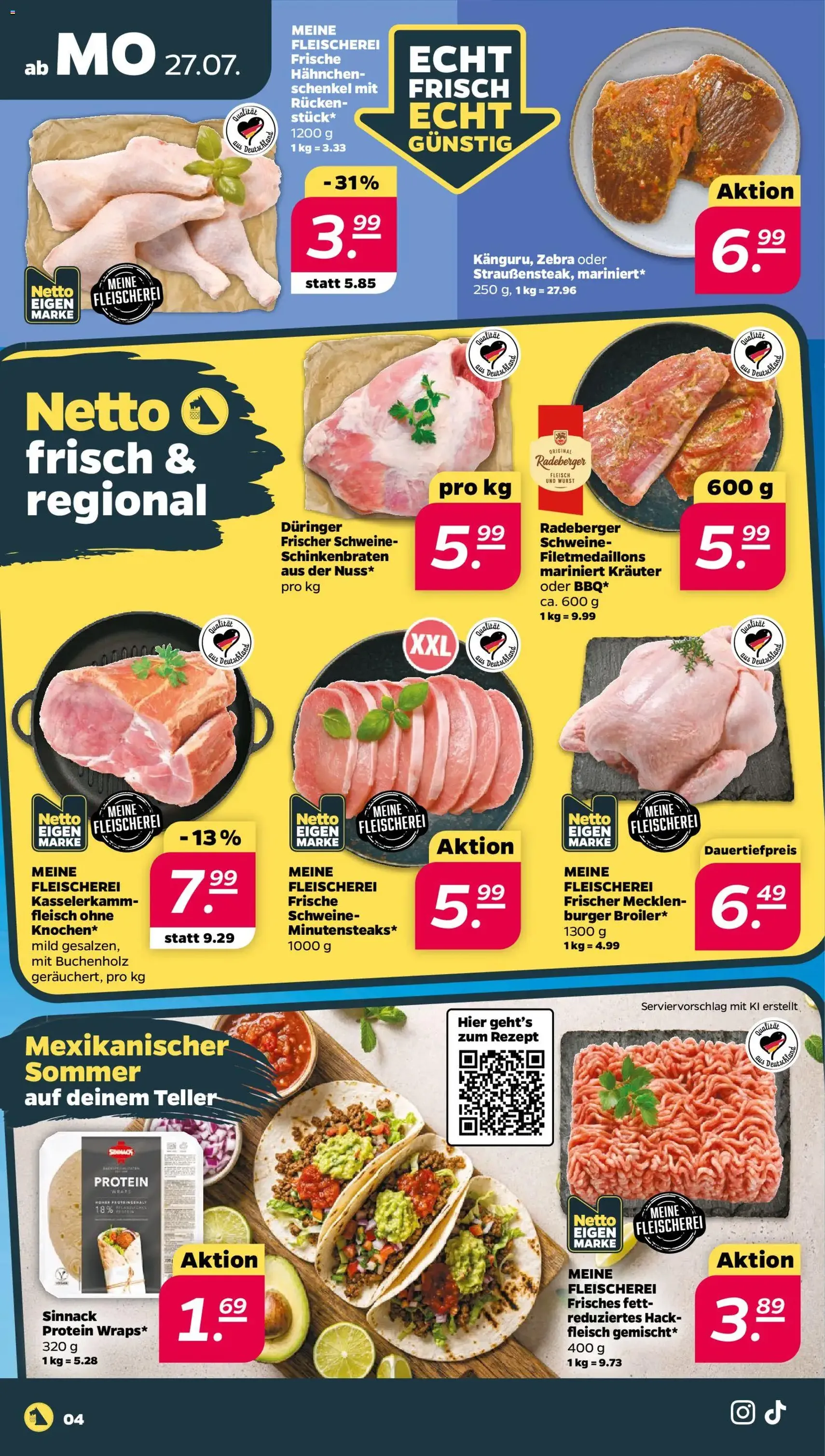 Netto Prospekt - Gültiger Prospekt ab 27.07.2026, Seite 4 von insgesamt 37