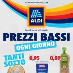Aldi volantino - anteprima volantino valido dal 22/06/2026