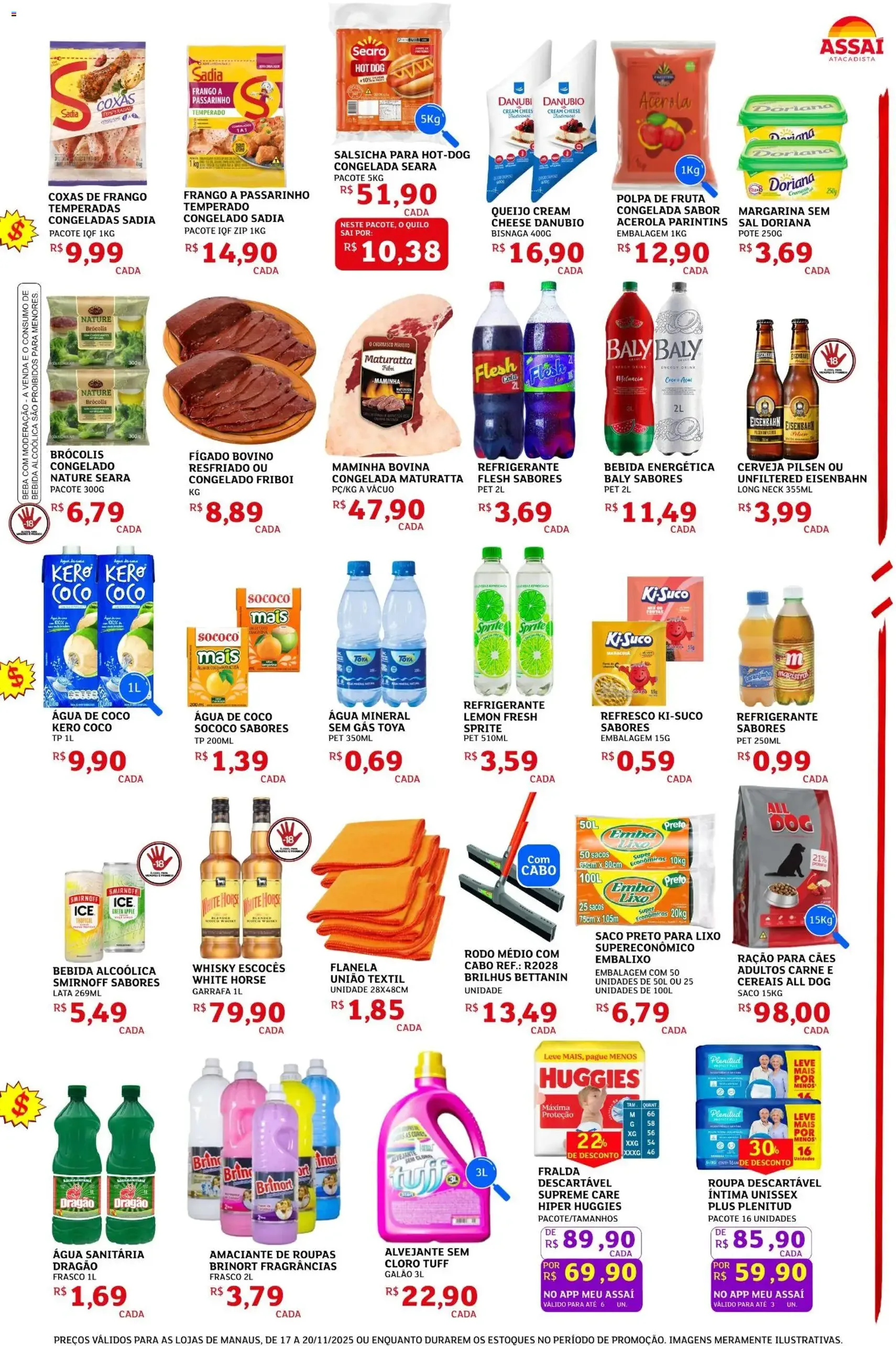 Encarte Assaí Atacadista - folheto válido a partir de 17/11/2025 página 3 de 4