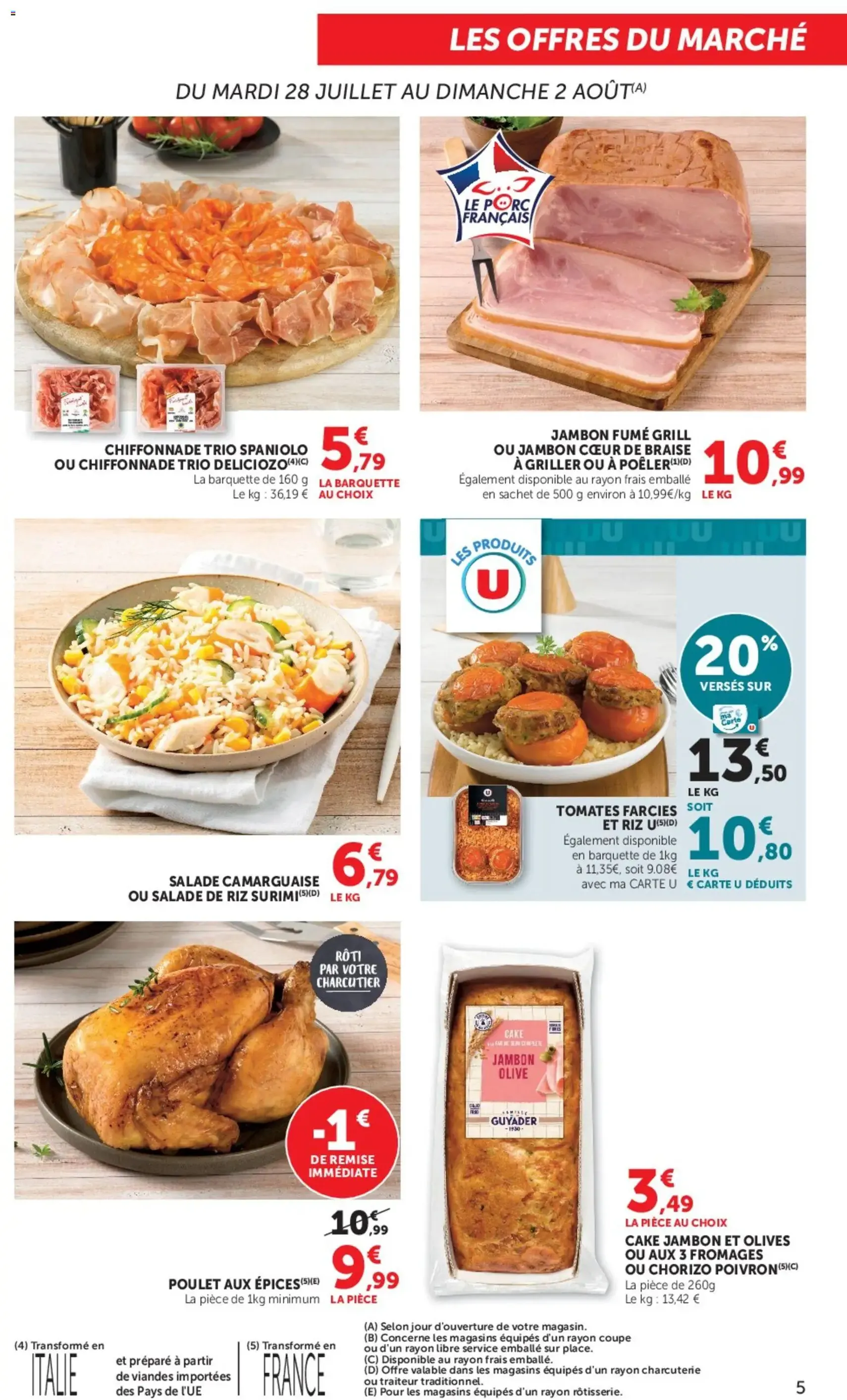 U Express catalogue - brochure valable à partir du 28/07/2026, page 5 sur 14