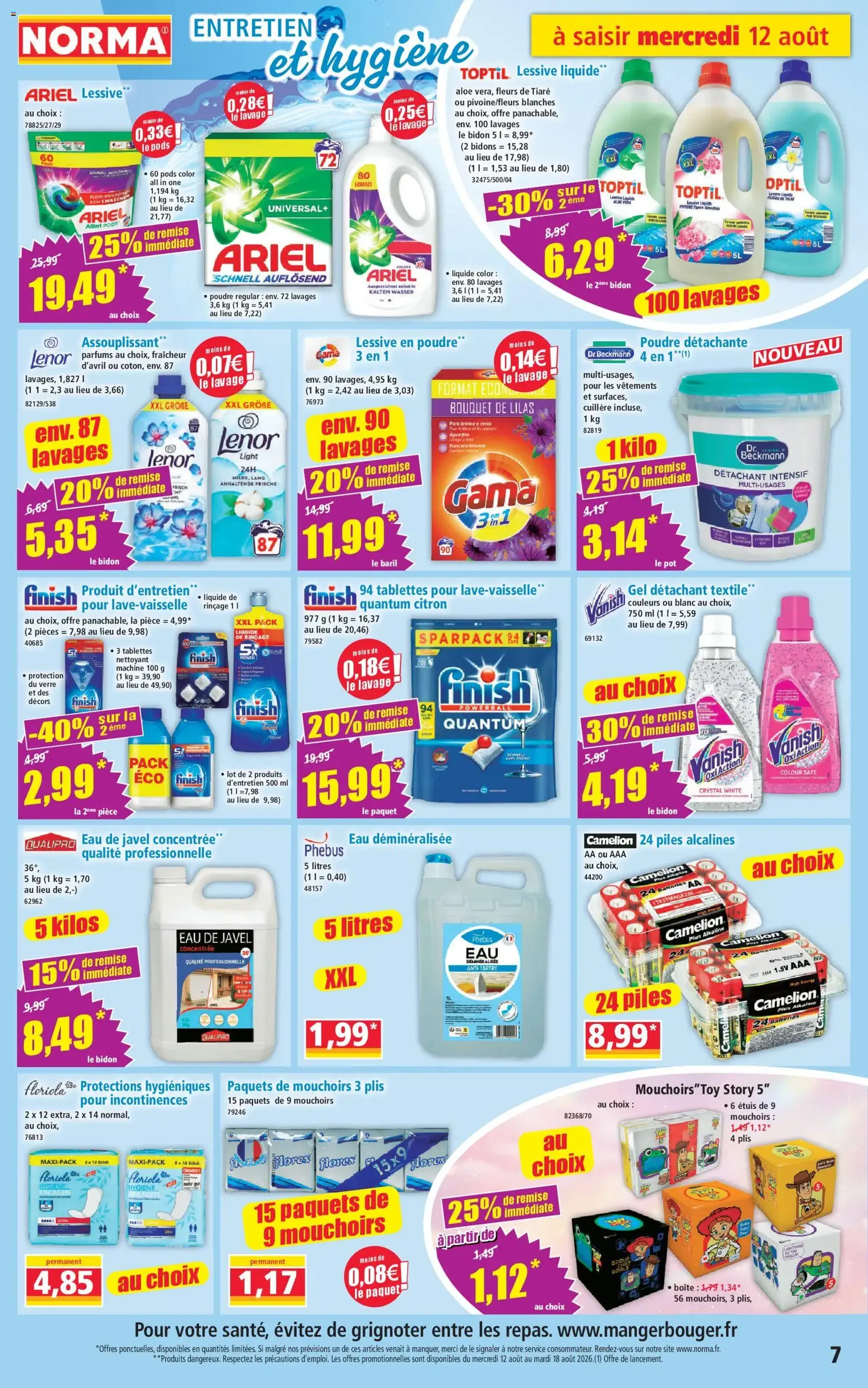 Norma catalogue - brochure valable à partir du 12/08/2026, page 7 sur 12