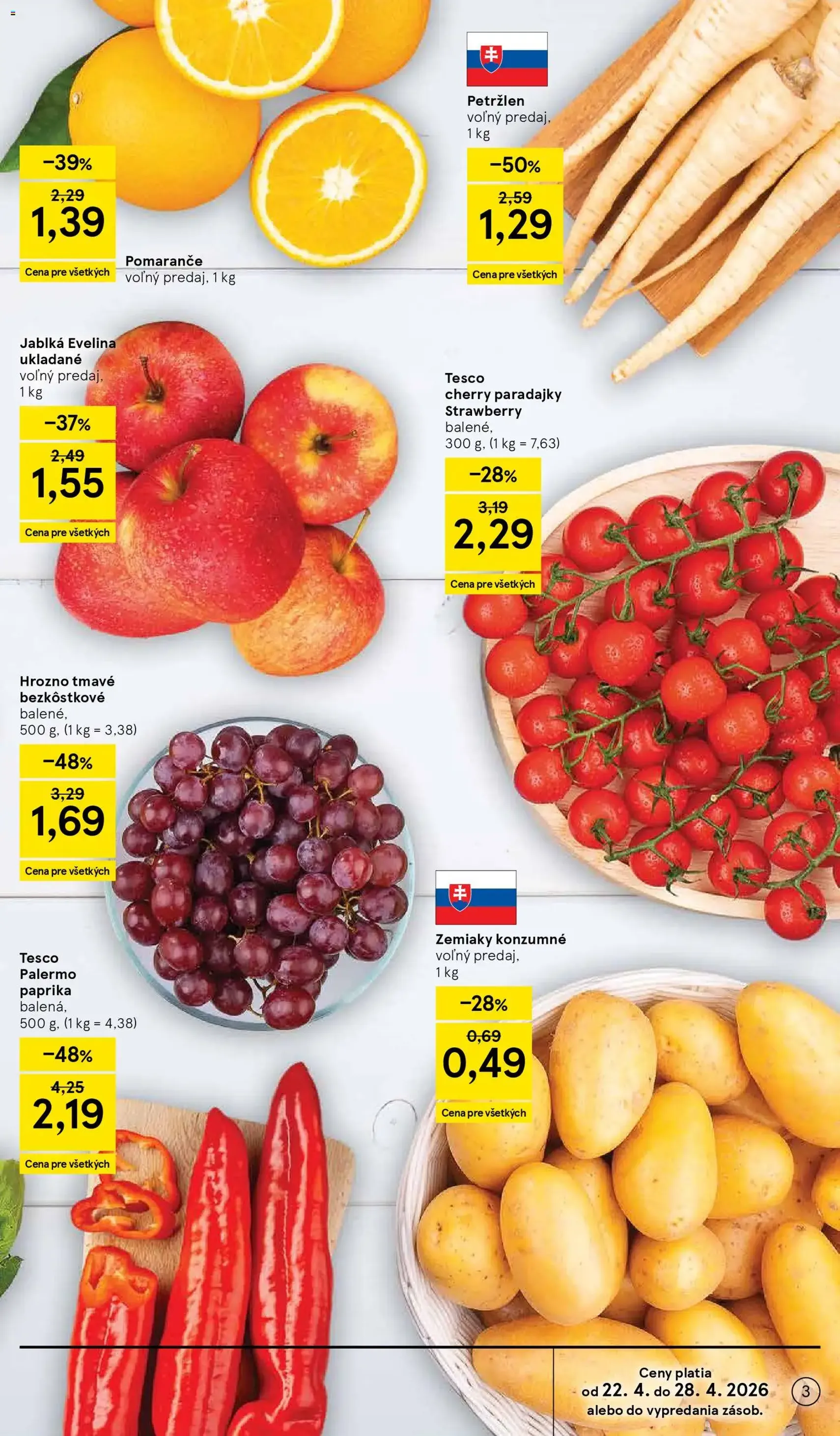 Tesco Hypermarket - leták - platný leták od 22.04.2026 strana 3 z 45