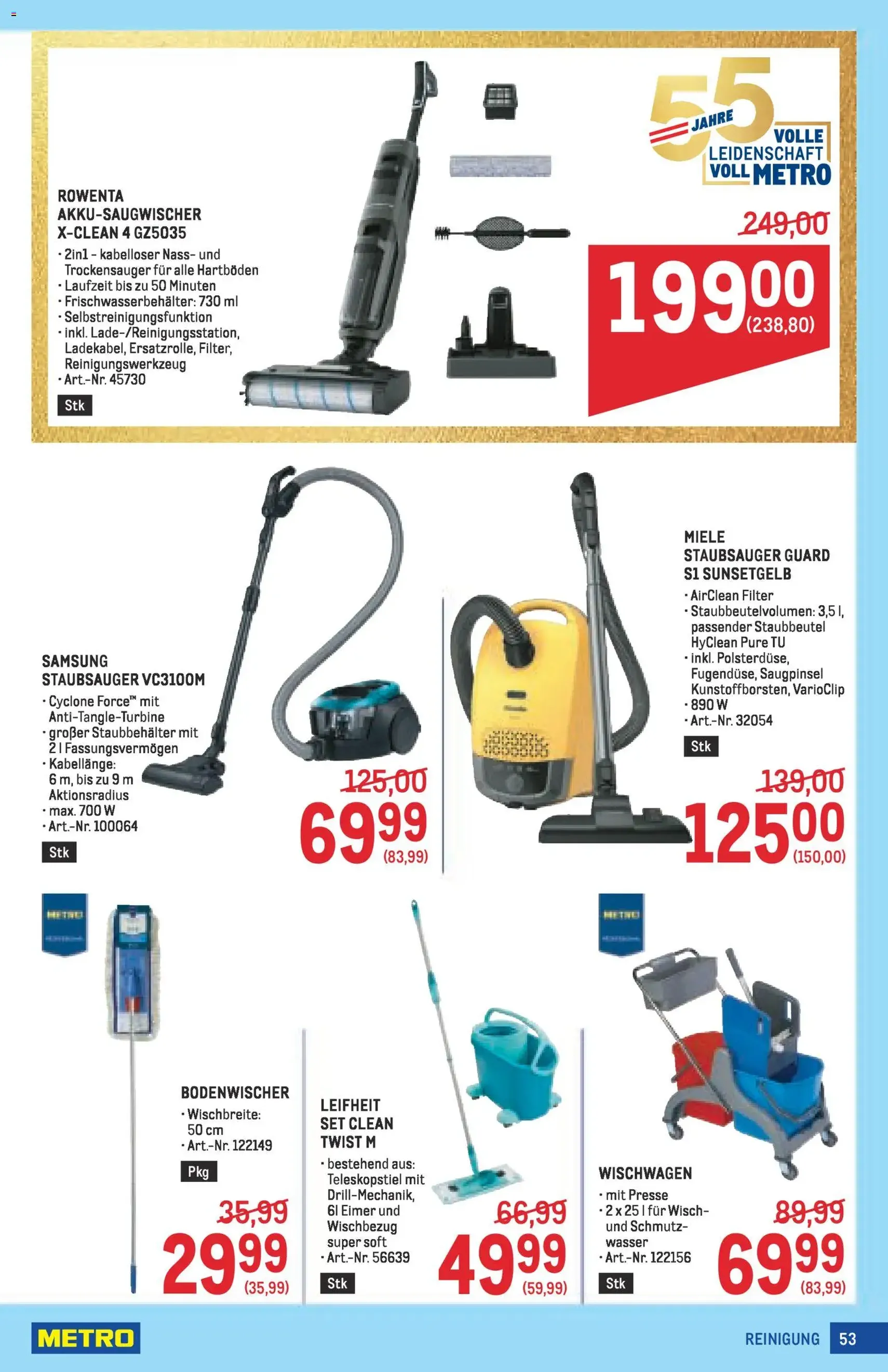 Metro angebote Profi - Gültiger Prospekt ab 05.03.2026, Seite 53 von insgesamt 72