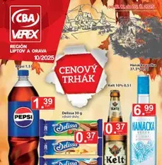 CBA Verex leták - náhľad letáku platný od 16.10.2025