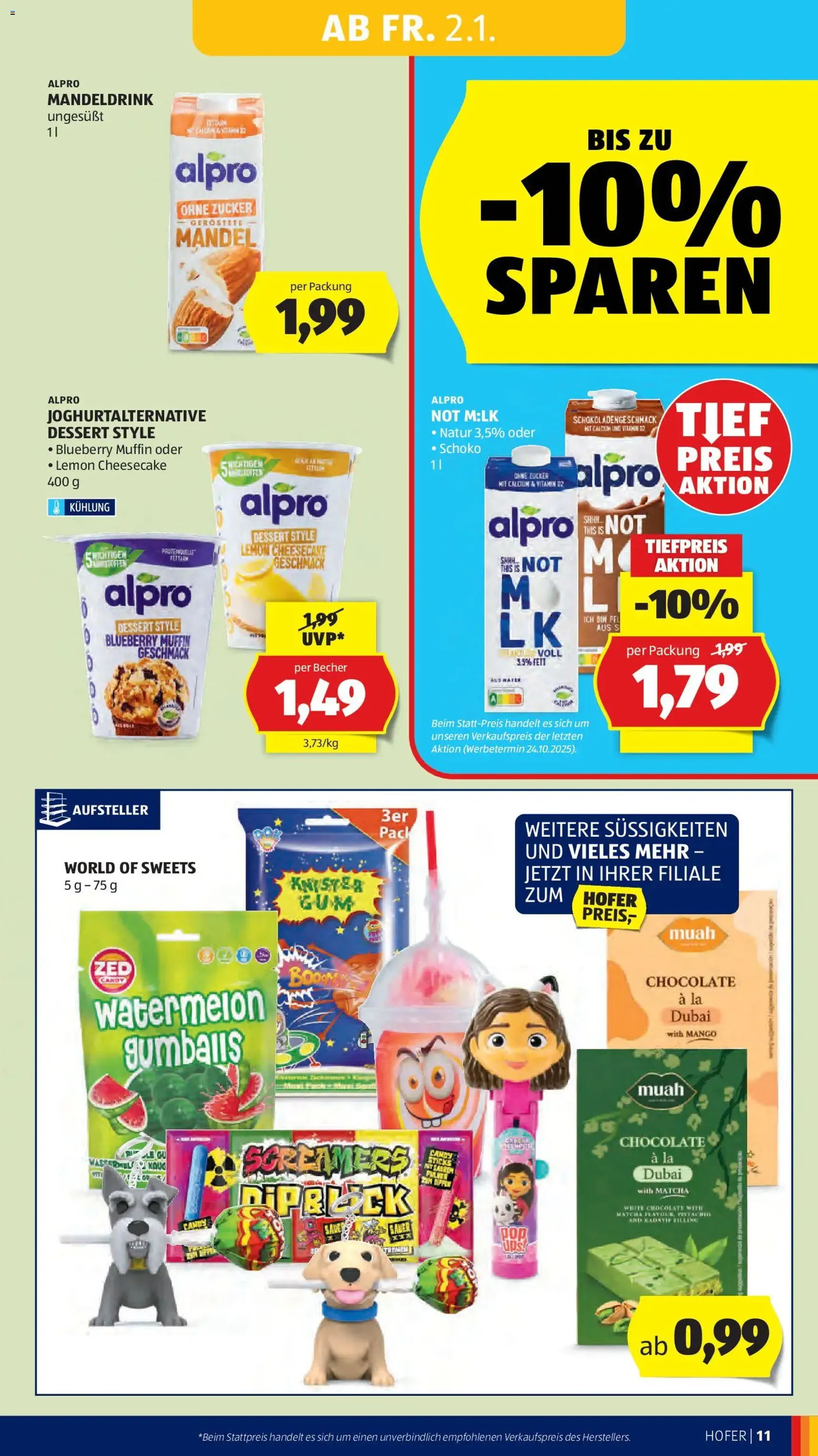 Hofer Flugblatt - Gültiger Prospekt ab 02.01.2026, Seite 13 von insgesamt 45