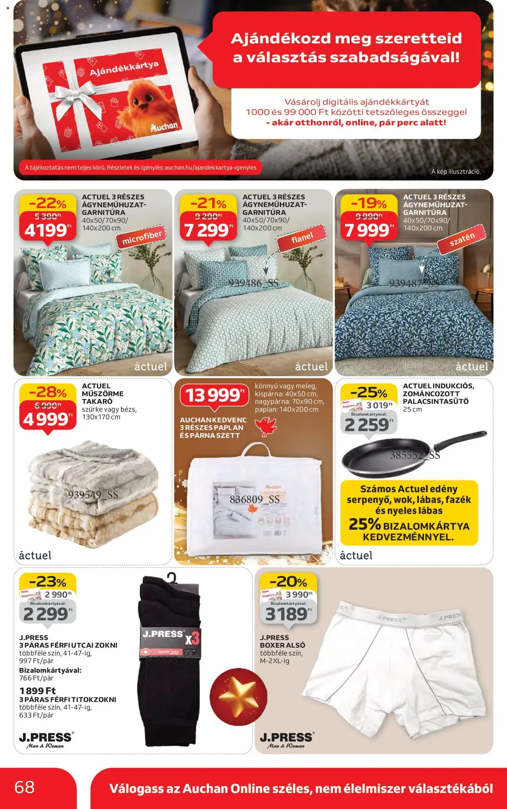 Auchan Akciós újság - 2025.12.11. érvényes szórólap 68 oldal 76 oldalból