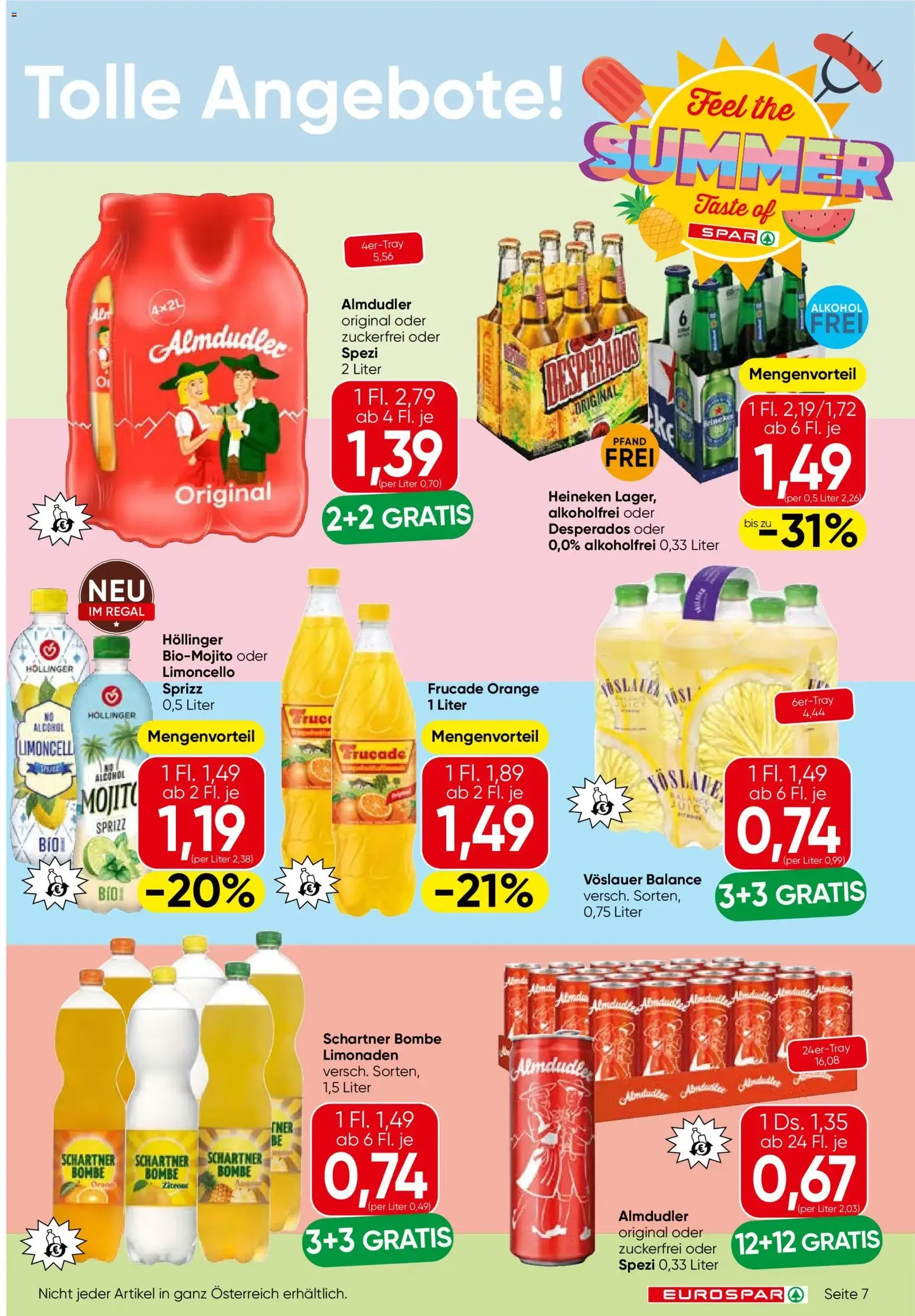 Eurospar Flugblatt - Gültiger Prospekt ab 30.07.2026, Seite 7 von insgesamt 16