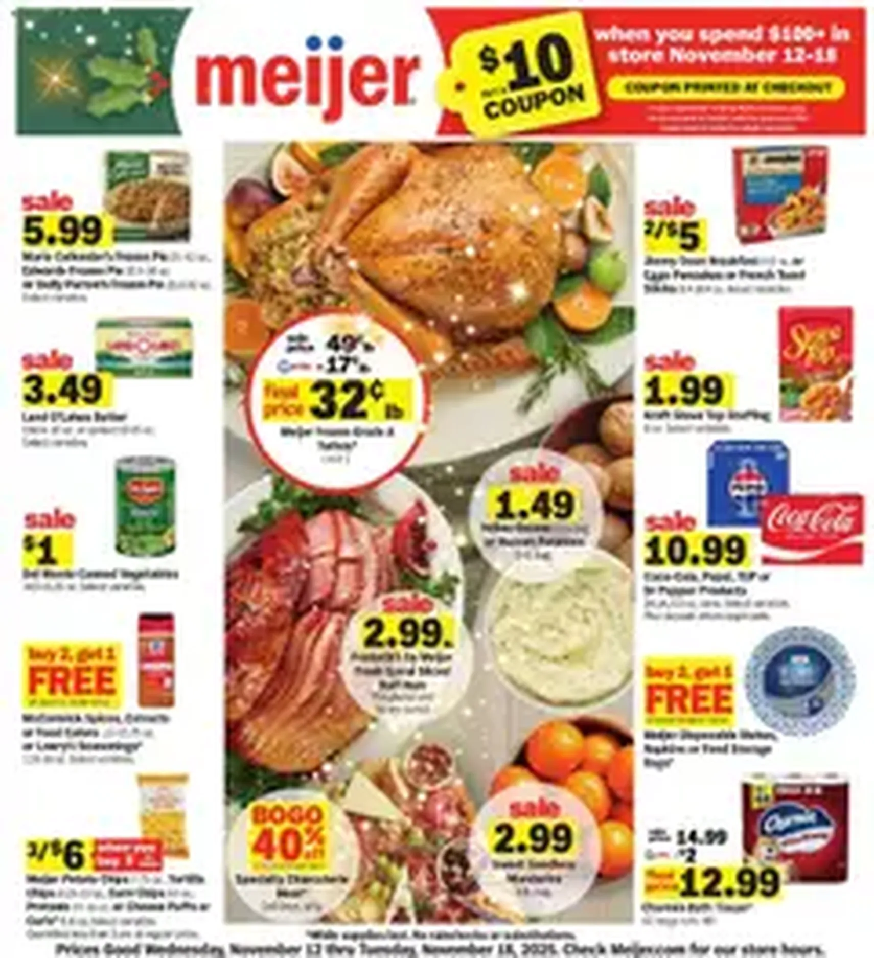Meijer Weekly Ad - valid flyer from 11/12/2025, page 1 of 1
