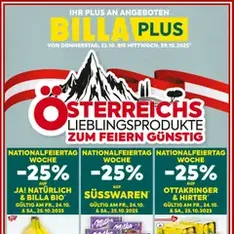Billa Plus Flugblatt - Prospekt Vorschau gültig ab 23.10.2025