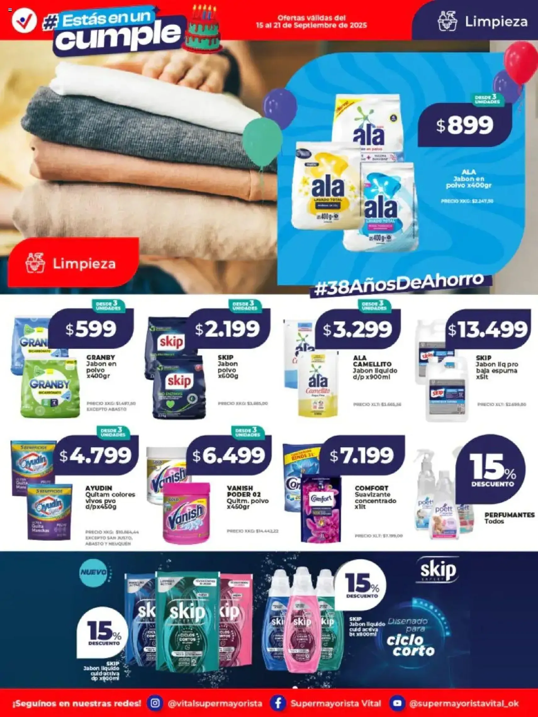 Vital - Ofertas - folleto válido desde 15/09/2025 página 8 de 22 Vital - Ofertas - folleto válido desde 15/09/2025 página 8 de 22