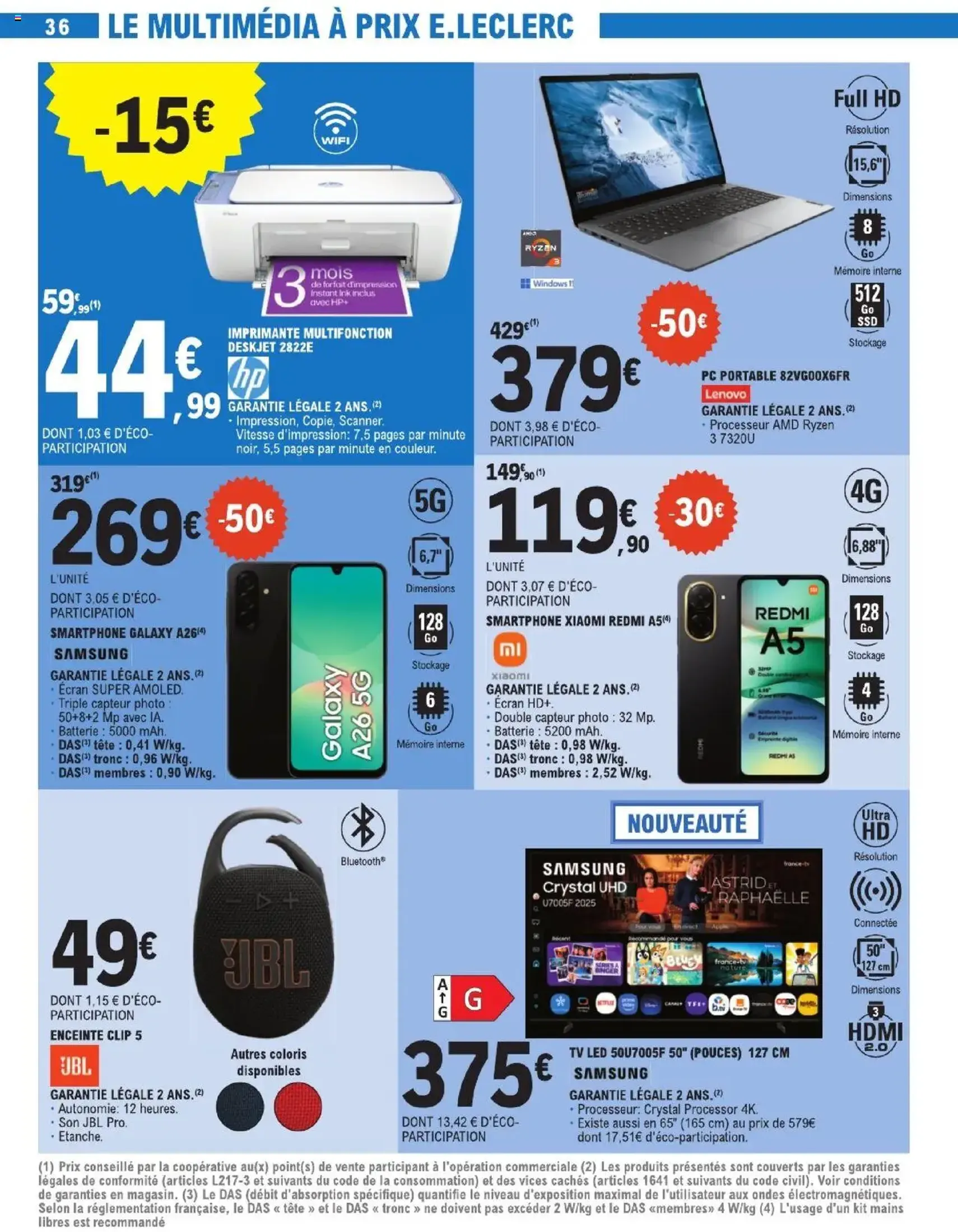 E.Leclerc catalogue semaine 34 - brochure valable à partir du 12/08/2025, page 36 sur 40