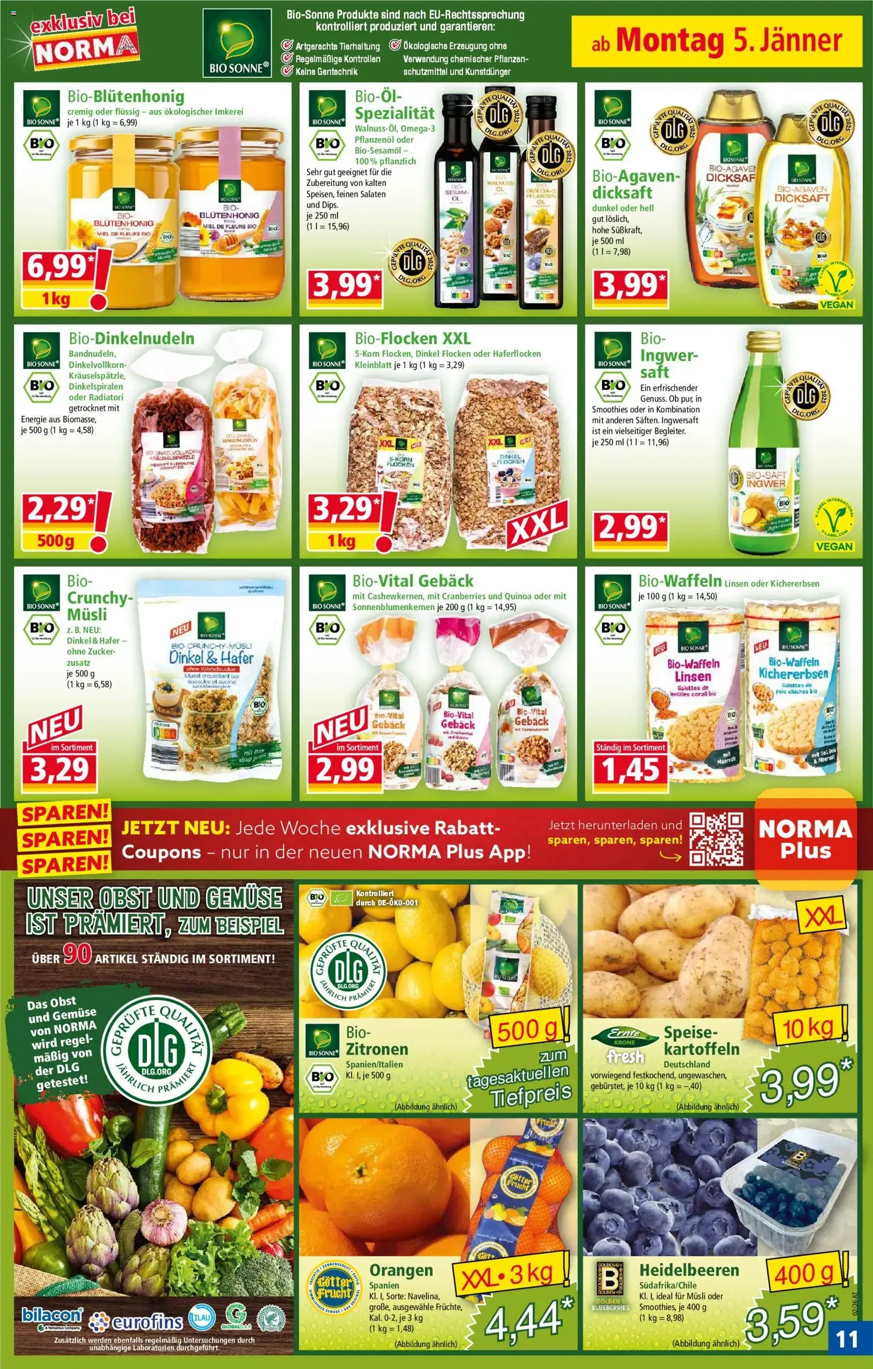 Norma Flugblatt - Gültiger Prospekt ab 05.01.2025, Seite 11 von insgesamt 20
