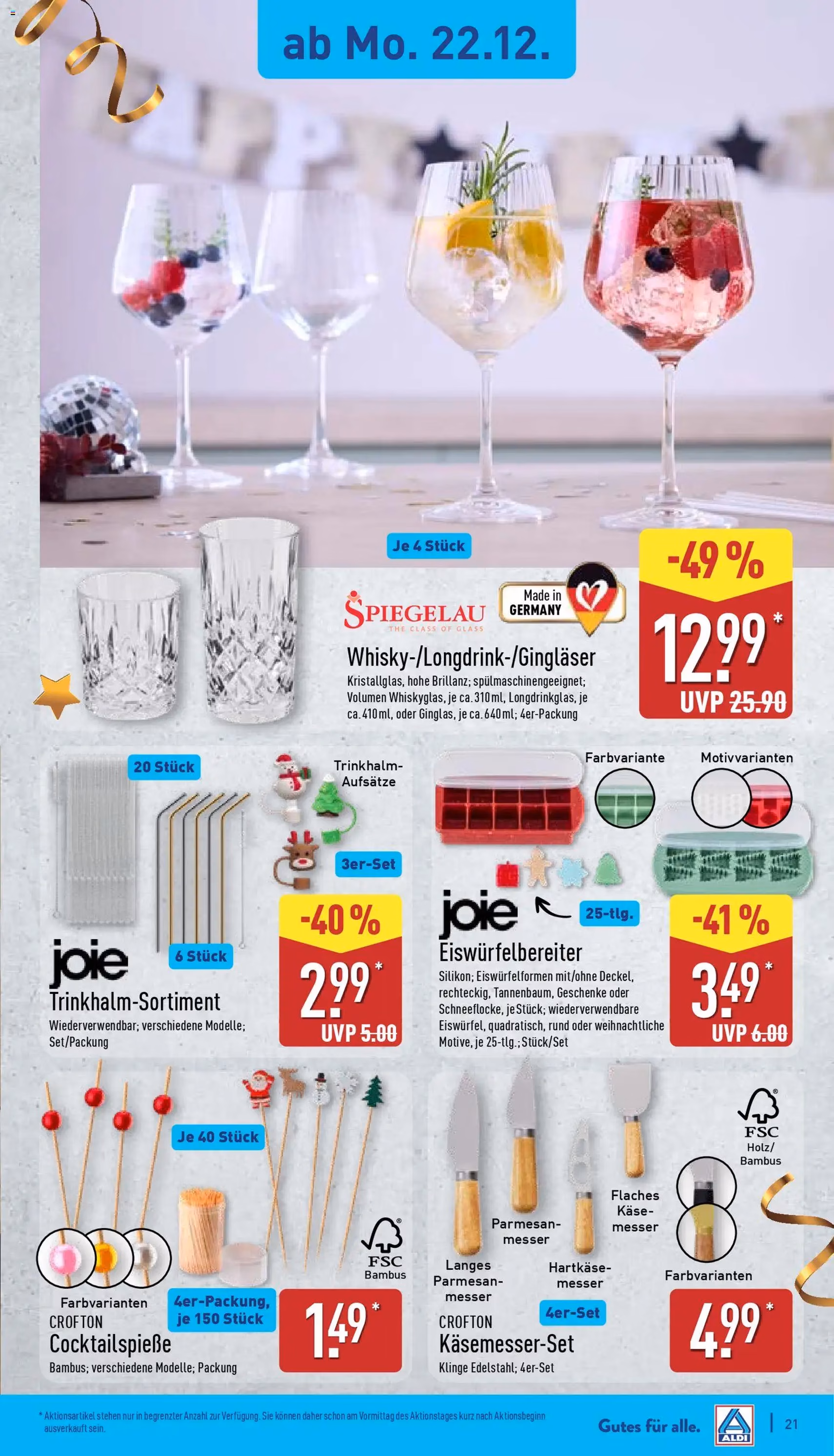 Aldi Prospekt - Gültiger Prospekt ab 22.12.2025, Seite 22 von insgesamt 37