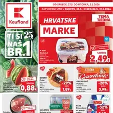 Kaufland HR akciós újság - szórólap előnézete érvényes 2026.05.27. -tól