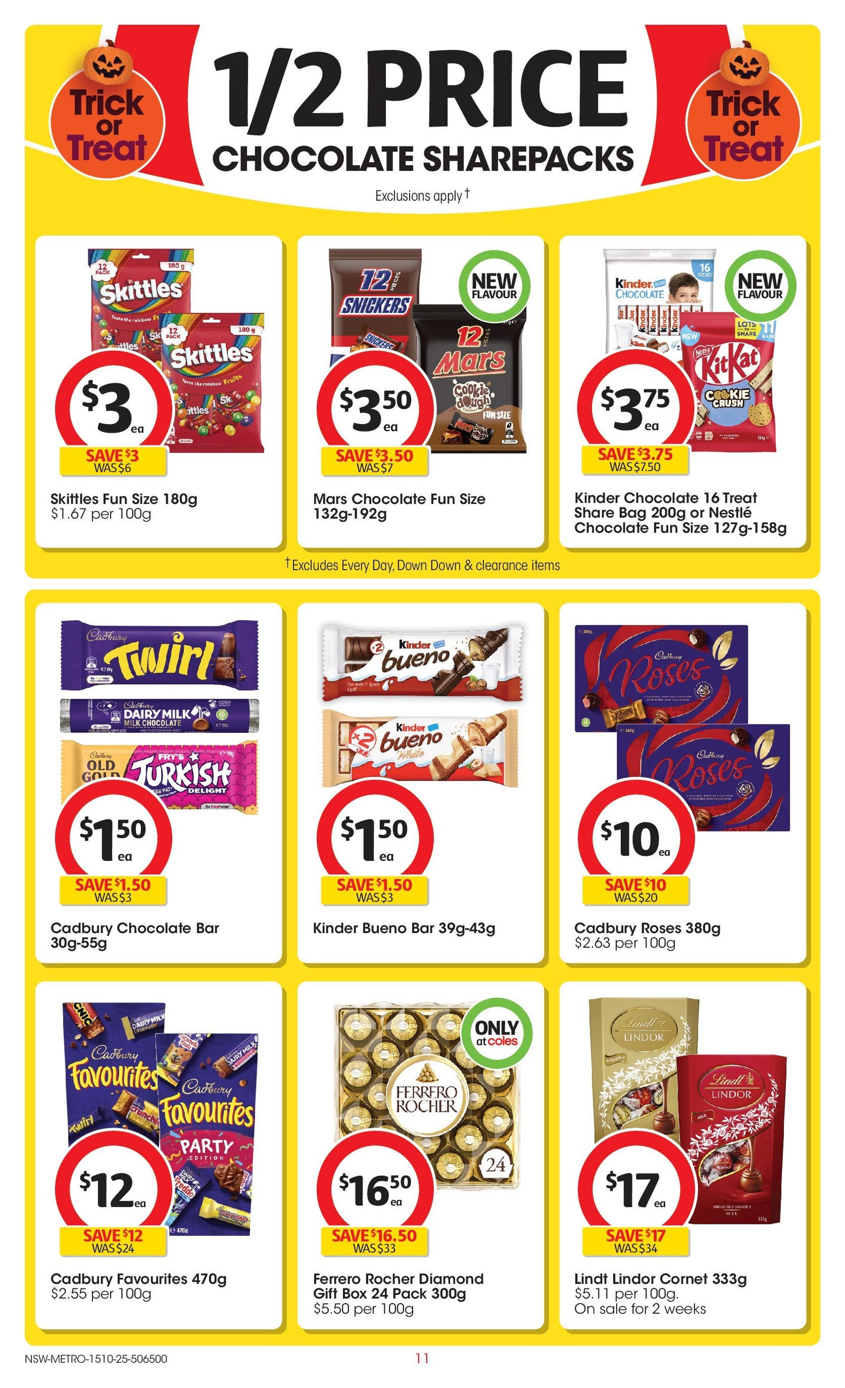 Coles Catalogue NSW - valid flyer from 15/10/2025, page 11 of 51 Coles Catalogue NSW - valid flyer from 15/10/2025, page 11 of 51
