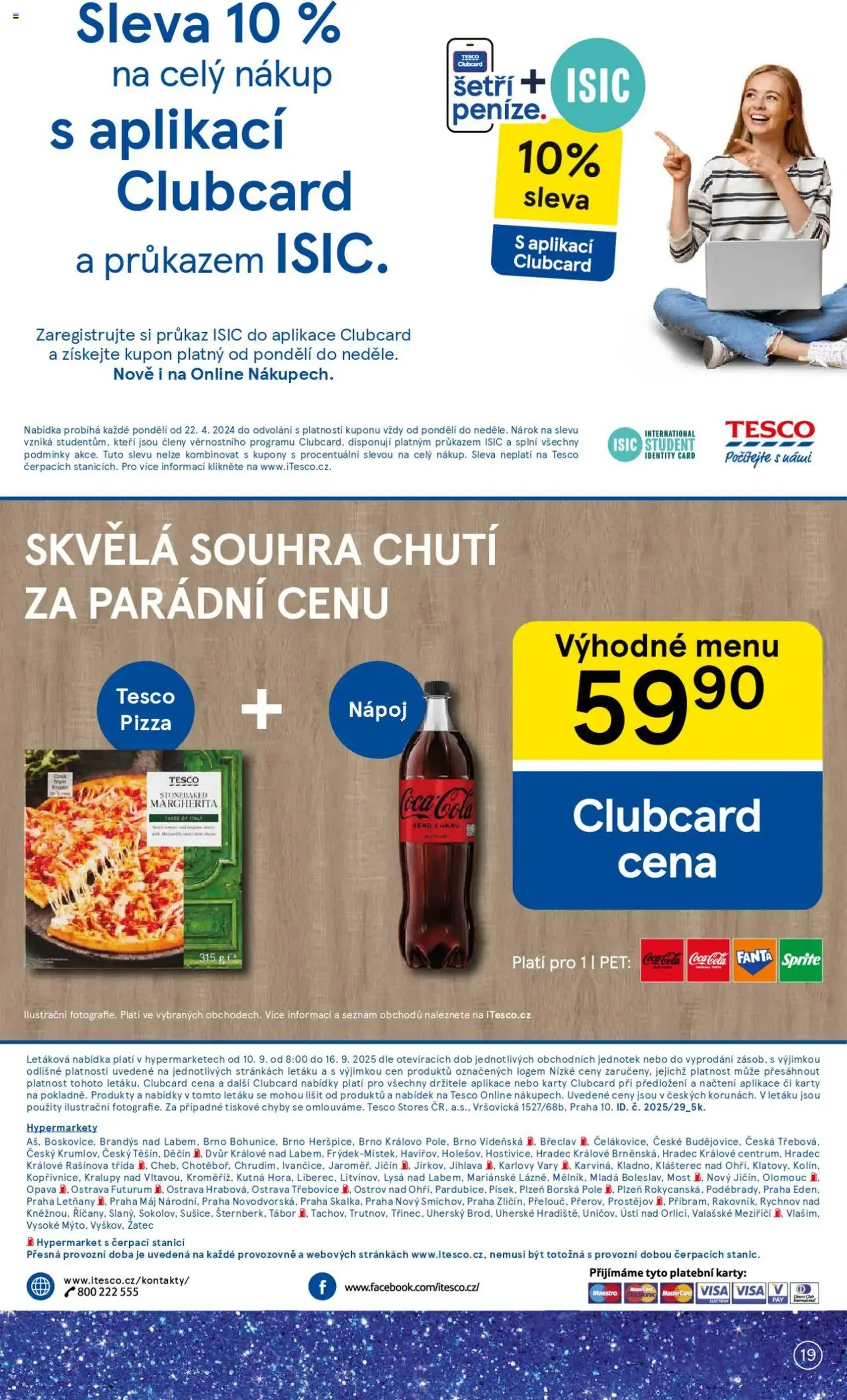 Tesco leták - Hypermarket - platný leták od 10.09.2025 strana 19 z 34 Tesco leták - Hypermarket - platný leták od 10.09.2025 strana 19 z 34