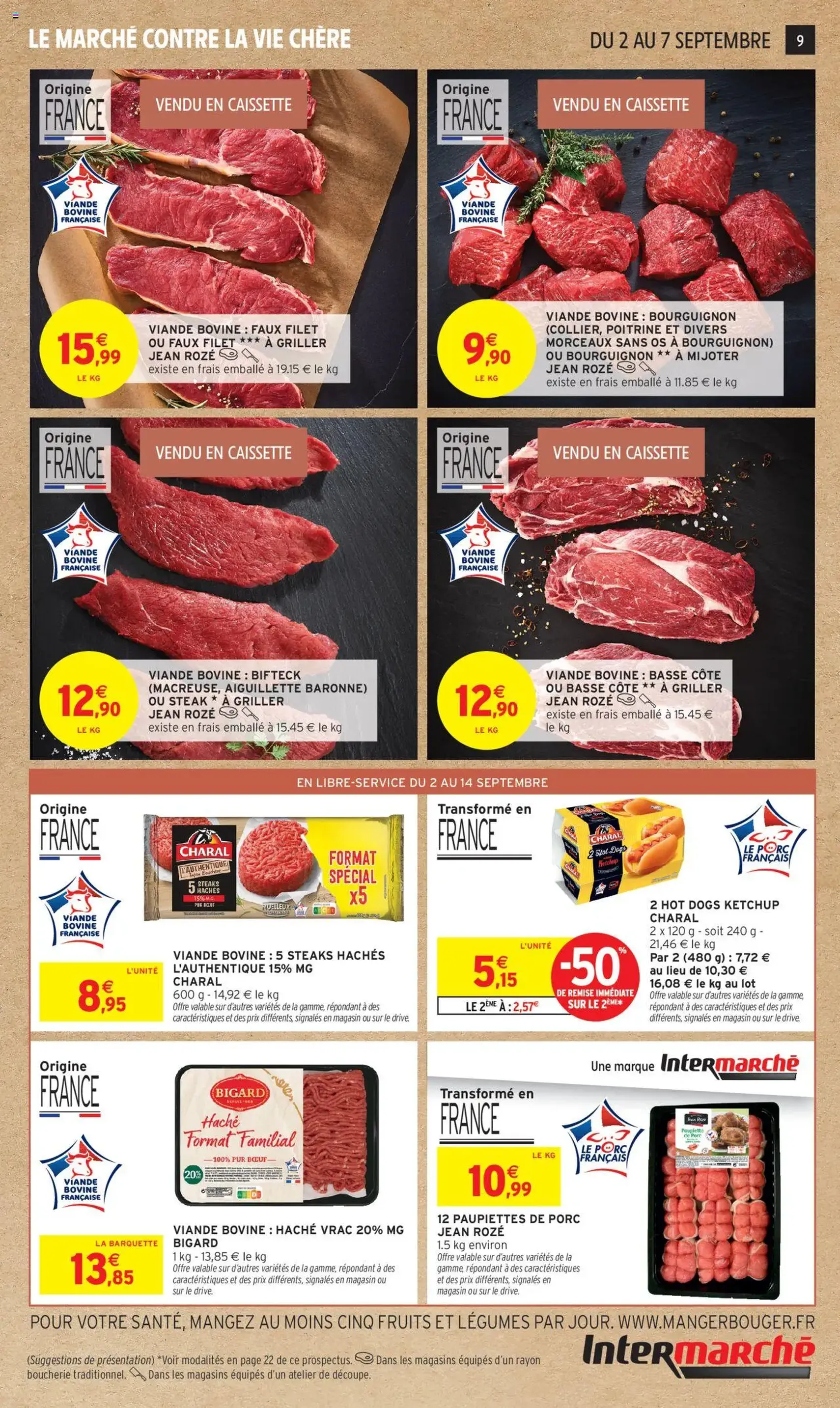 Intermarché Catalogue Découvrez nos offres spéciales rentrée | Super - brochure valable à partir du 02/09/2025, page 9 sur 32 Intermarché Catalogue Découvrez nos offres spéciales rentrée | Super - brochure valable à partir du 02/09/2025, page 9 sur 32