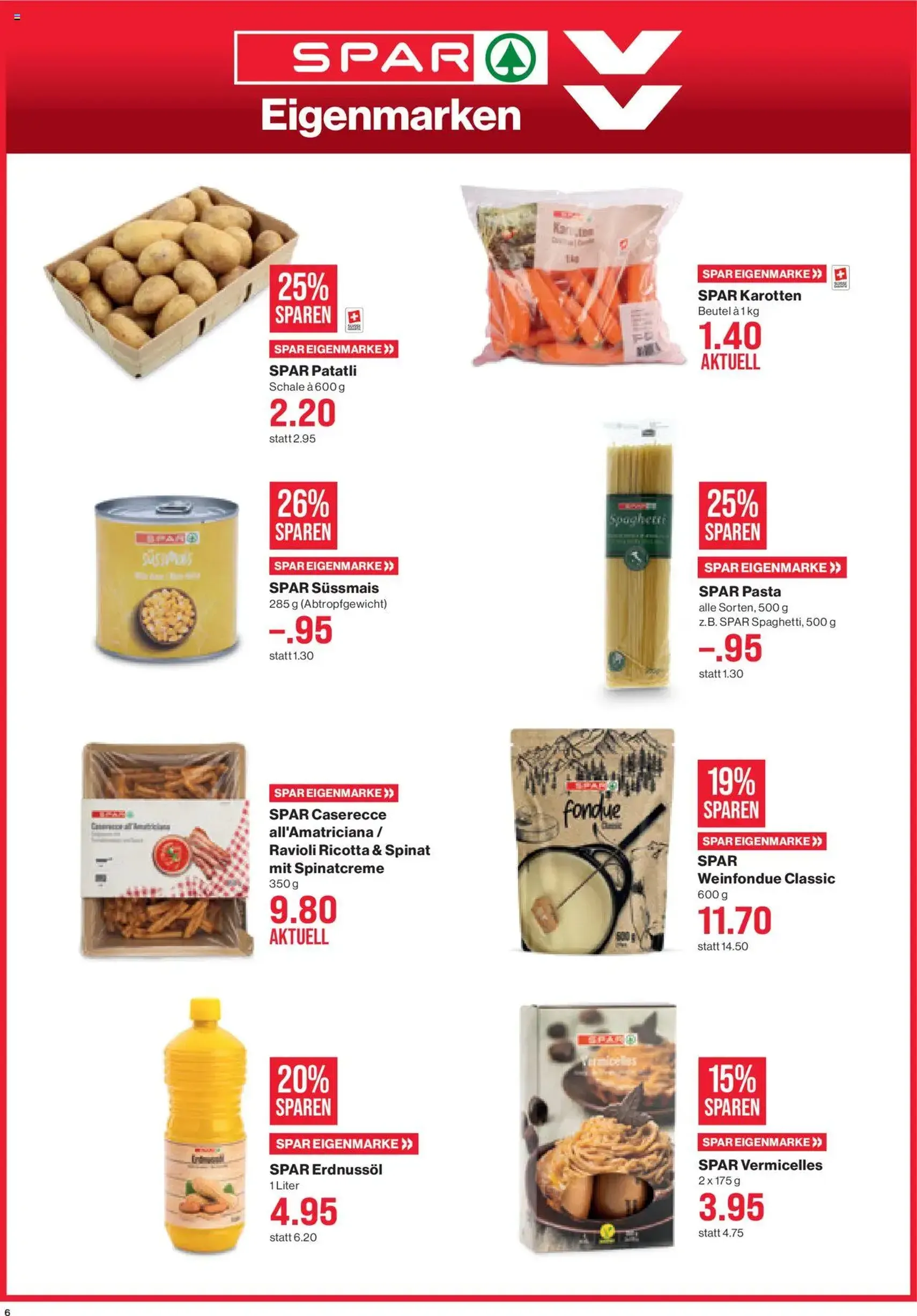 SPAR Aktionen - Gültiger Prospekt ab 23.10.2025, Seite 6 von insgesamt 20 SPAR Aktionen - Gültiger Prospekt ab 23.10.2025, Seite 6 von insgesamt 20