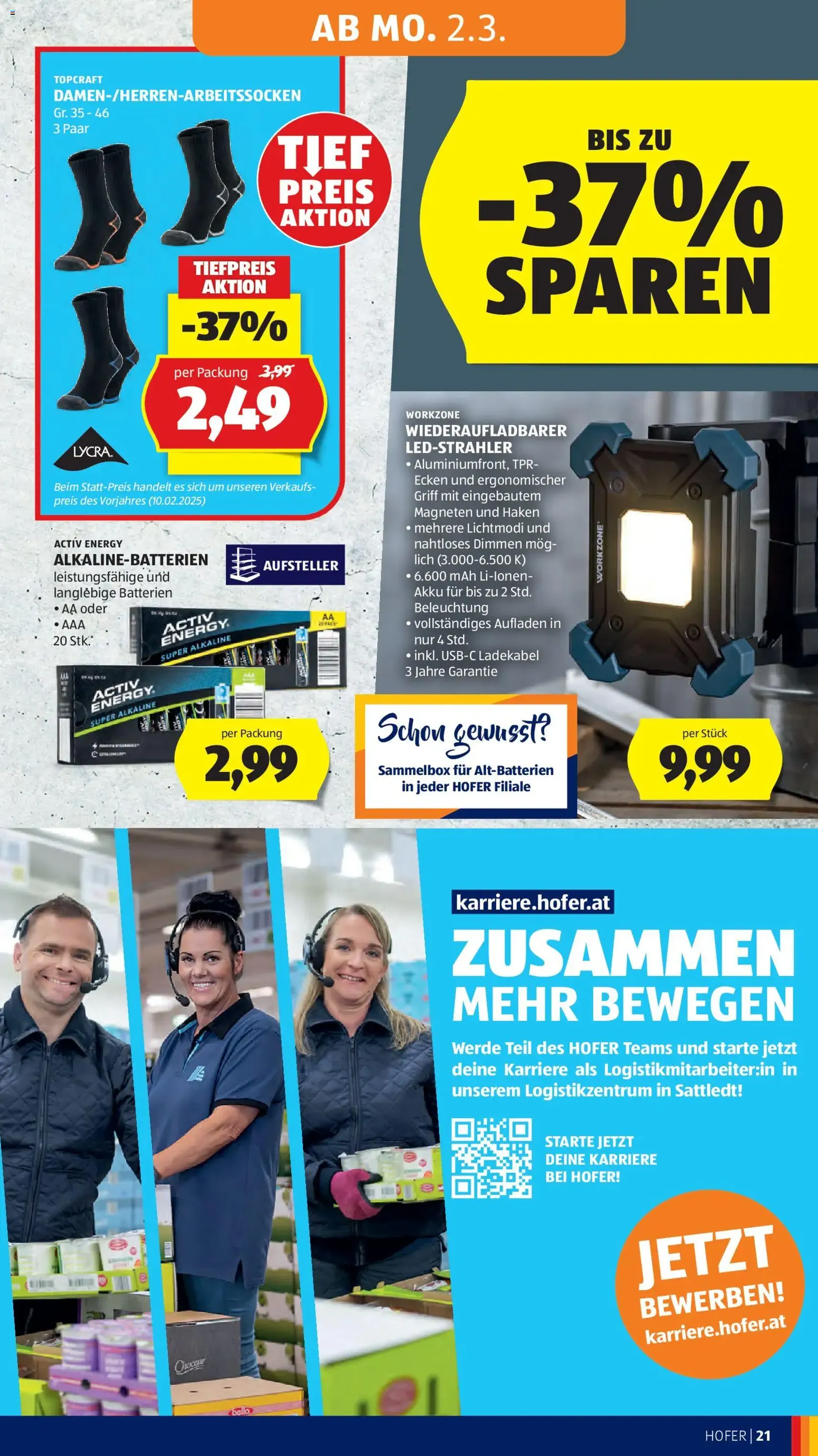 Hofer Flugblatt - Gültiger Prospekt ab 25.02.2026, Seite 25 von insgesamt 41