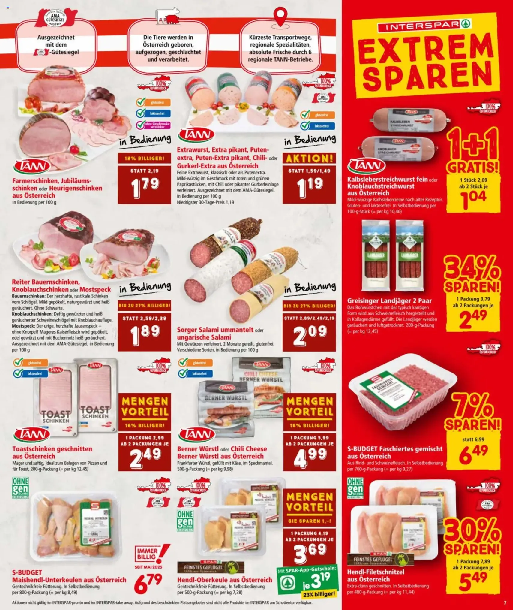 Interspar Flugblatt - Gültiger Prospekt ab 04.12.2025, Seite 7 von insgesamt 20