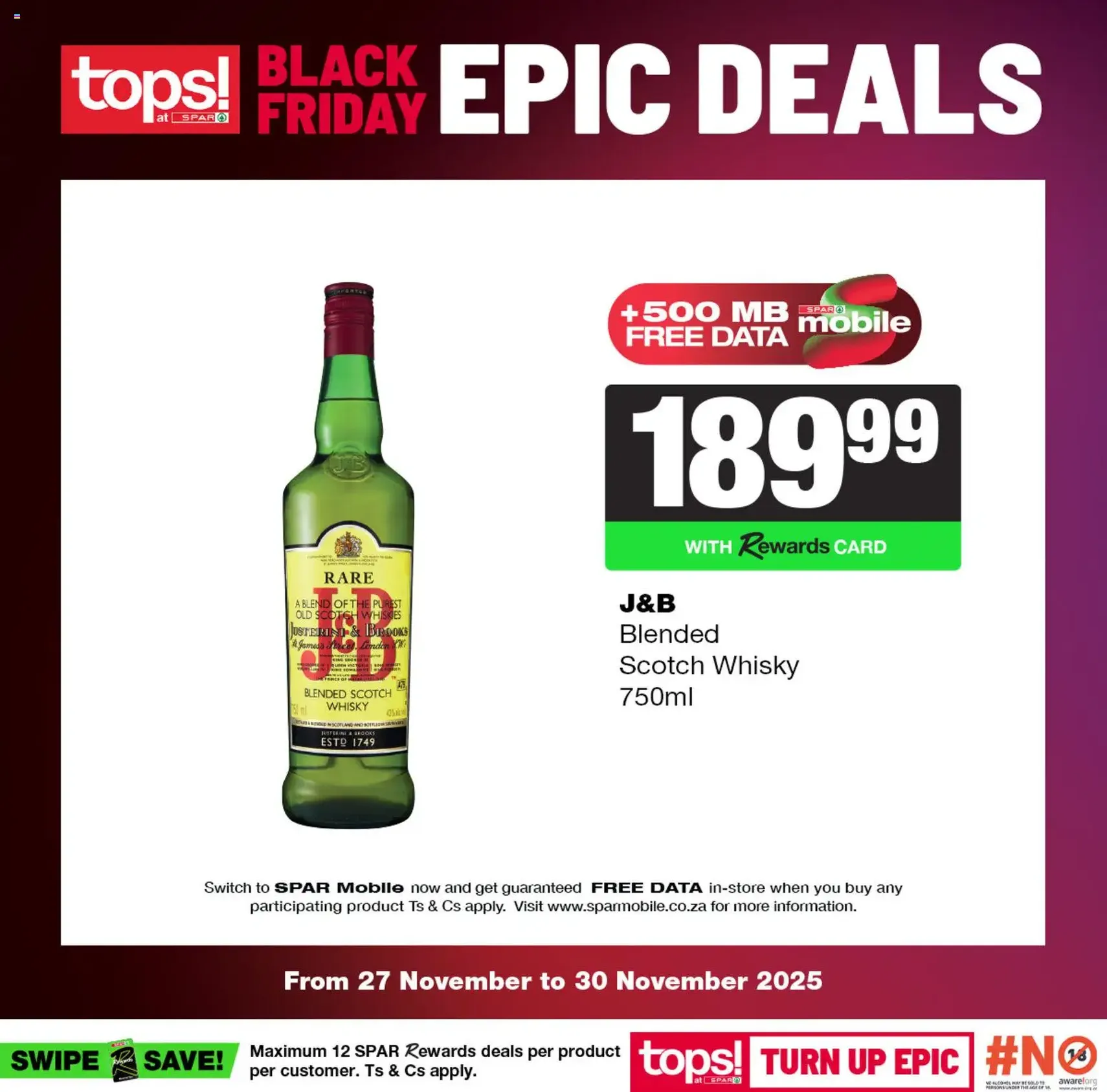 Tops at Spar Black Friday - valid flyer from 27/11/2025, page 21 of 31