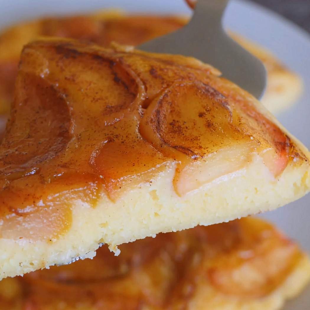 Torta di mele in padella