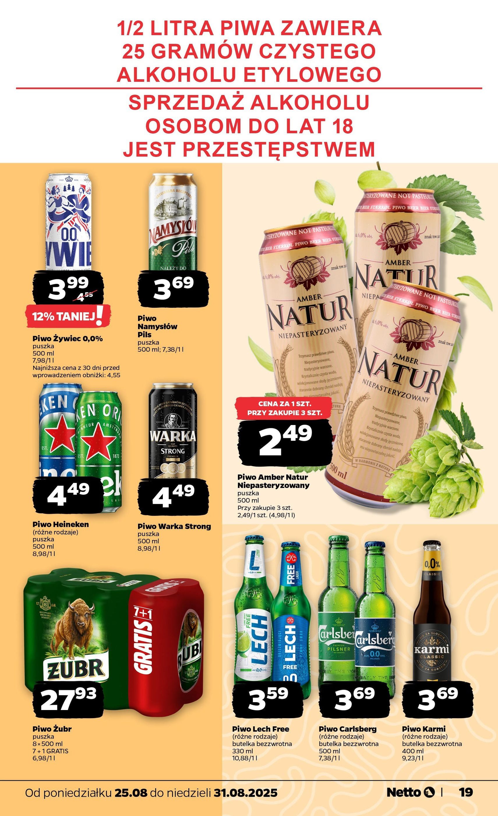 Netto gazetka - Spożywcza - ważny gazetka od 25.08.2025 strona 19 z 31 Netto gazetka - Spożywcza - ważny gazetka od 25.08.2025 strona 19 z 31