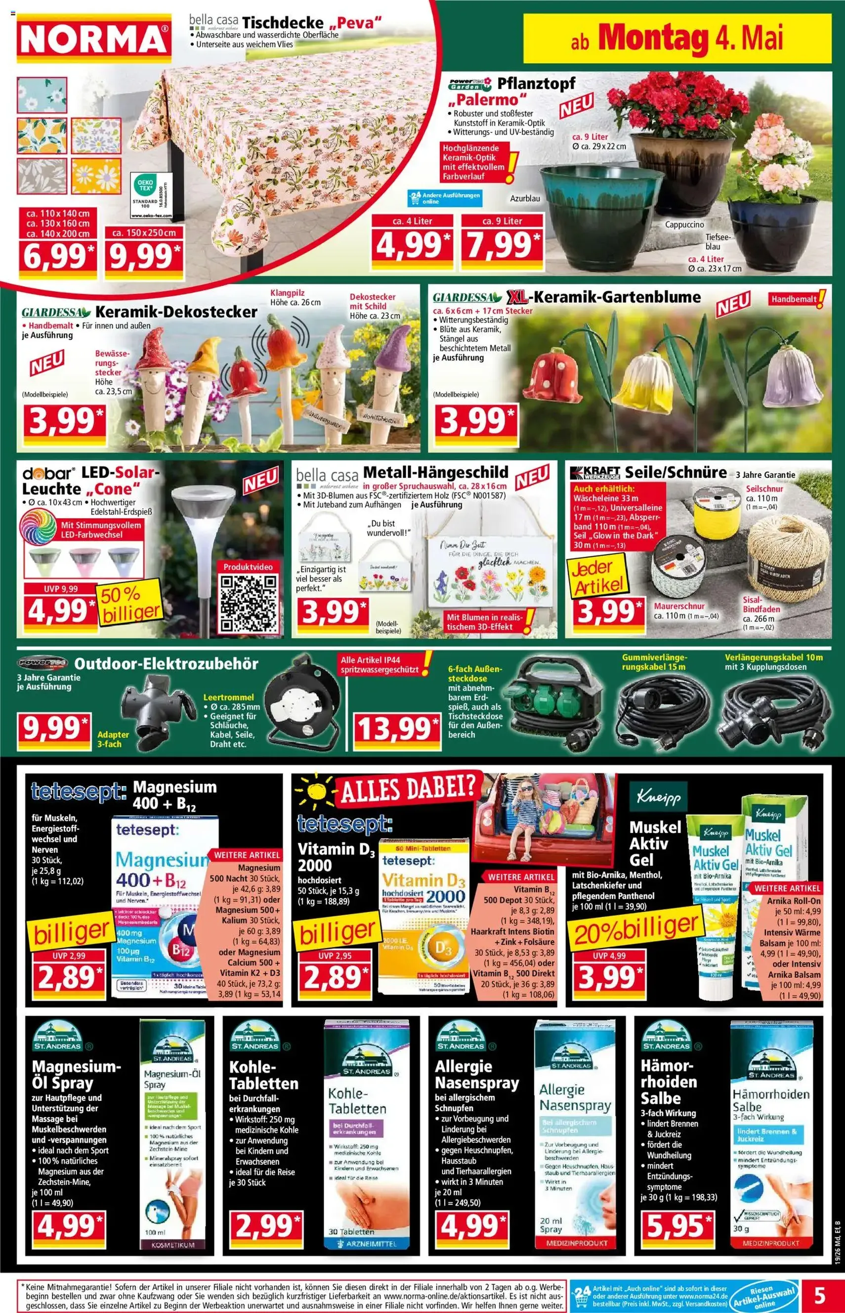 Norma Prospekt - Gültiger Prospekt ab 04.05.2026, Seite 5 von insgesamt 20