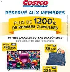 Costco catalogue - Prévisualisation du catalogue valable à partir du 04/08/2025
