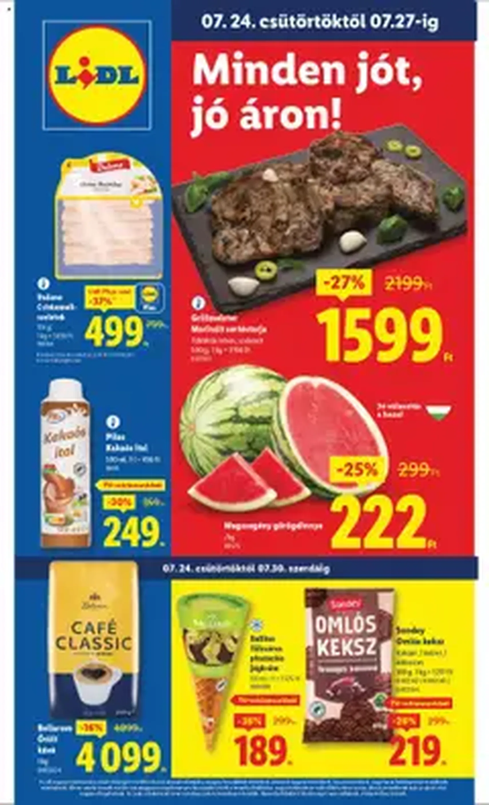 Lidl Akciós újság - 2025.07.24. érvényes szórólap 1 oldal 1 oldalból