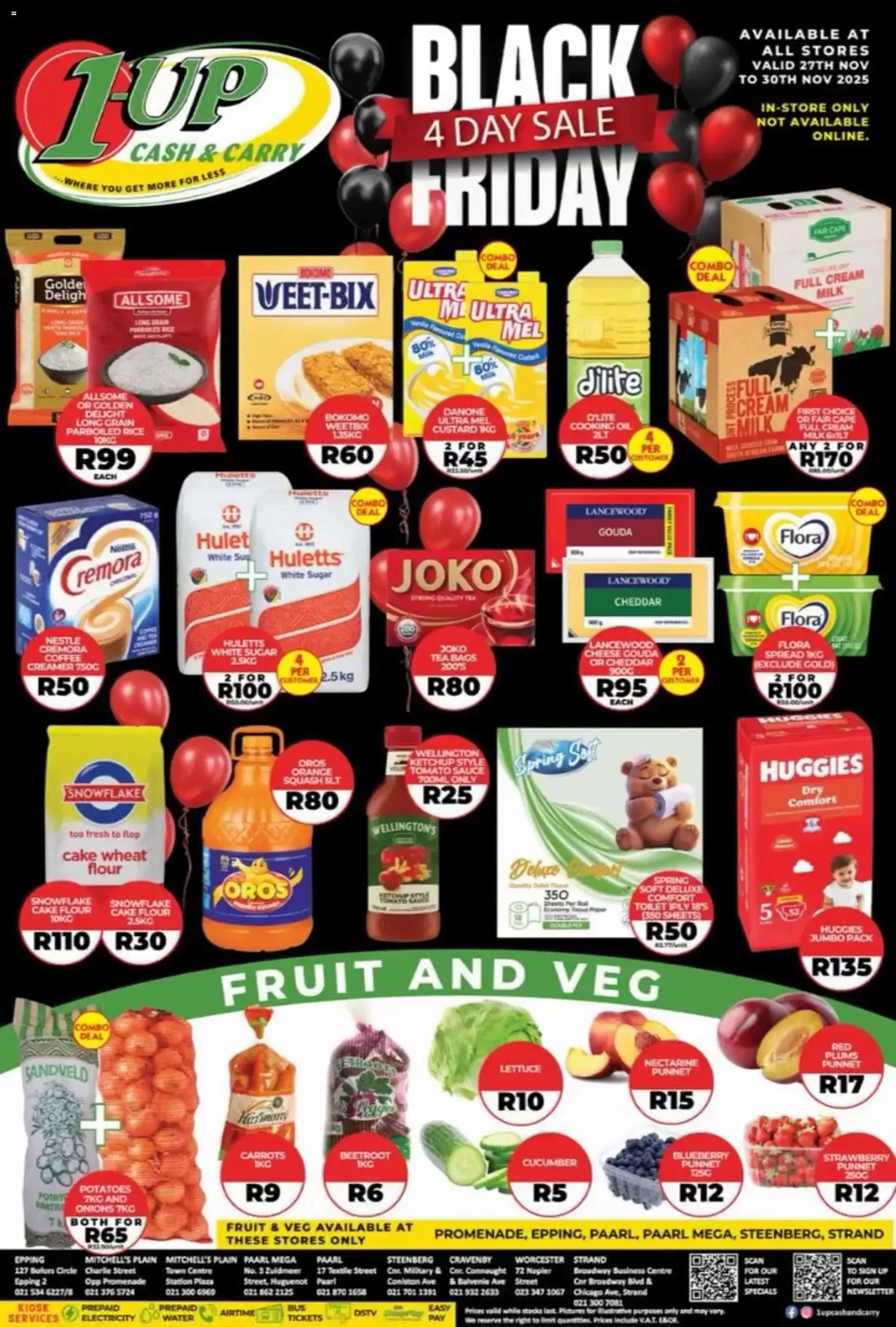 1UP Cash & Carry Black Friday - valid flyer from 27/11/2025, page 1 of 1
