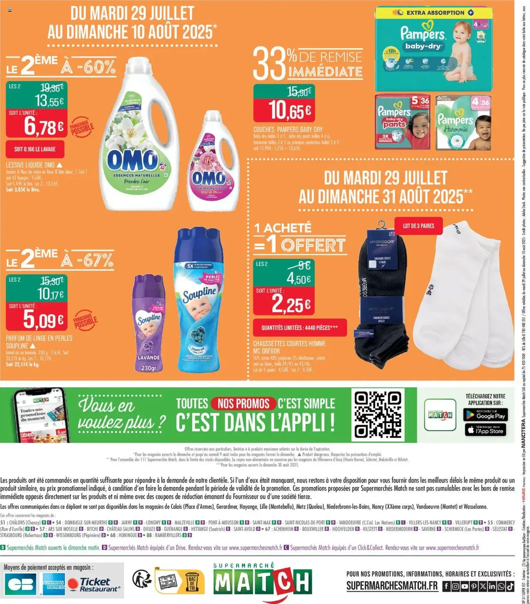 Match Supermarché catalogue - brochure valable à partir du 29/07/2025, page 22 sur 22 Match Supermarché catalogue - brochure valable à partir du 29/07/2025, page 22 sur 22