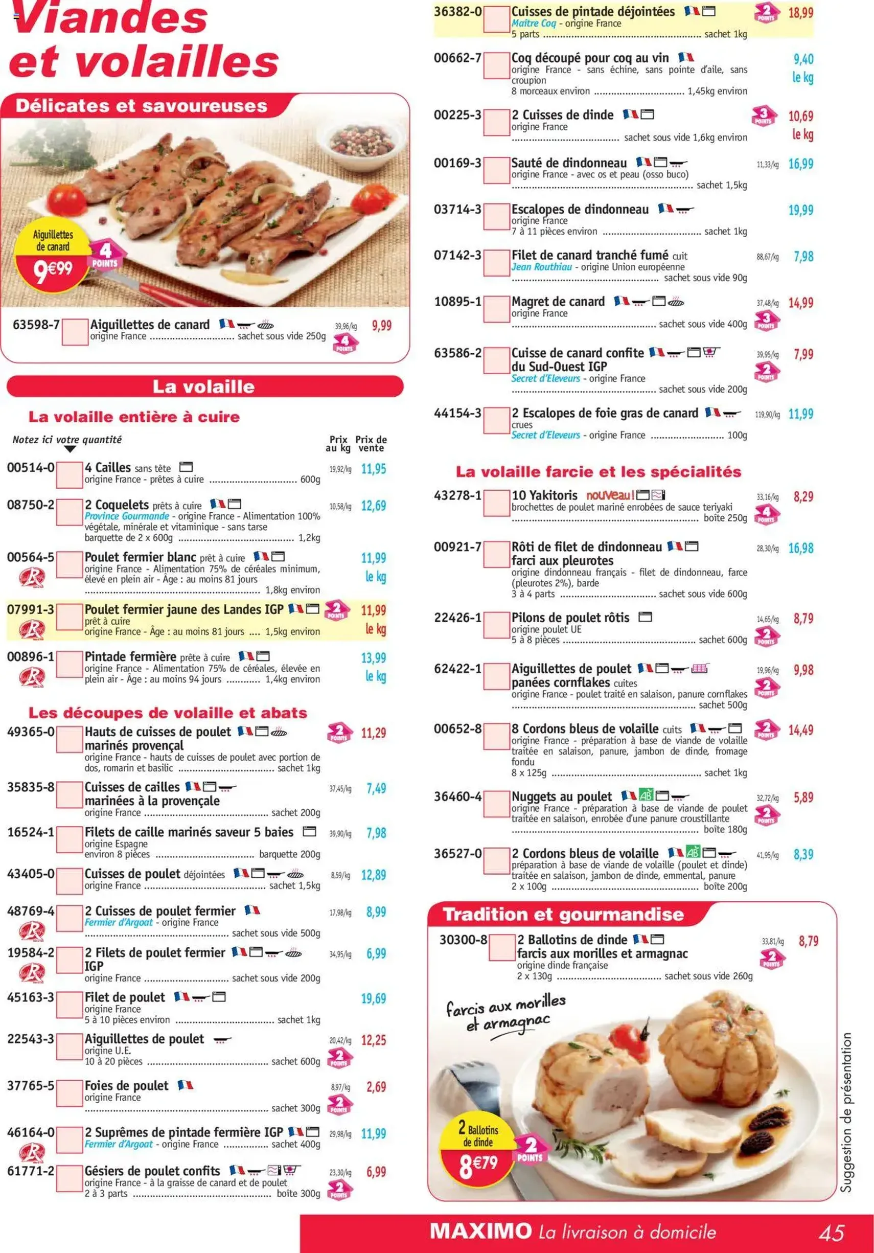Maximo catalogue - brochure valable à partir du 26/09/2025, page 45 sur 64 Maximo catalogue - brochure valable à partir du 26/09/2025, page 45 sur 64